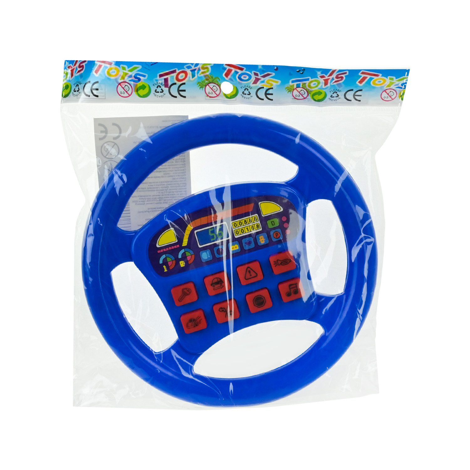 Кермо музичне арт. 3360 (192шт/2) р-р 18,5*18,5*3 см, у пакеті 22*3*20 см.