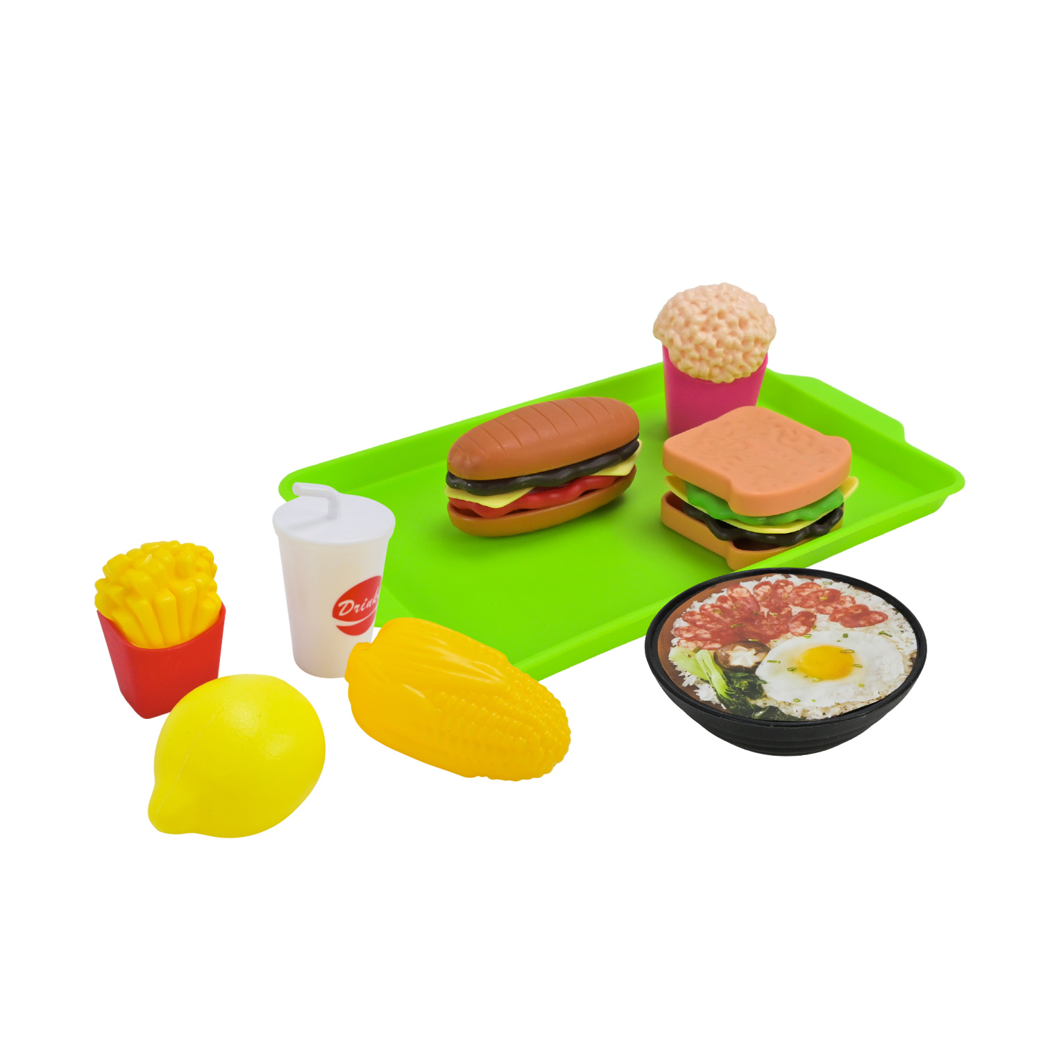 Іграшка Fast food set арт. 6001/2 (240шт/2) мікс 2 види, фаст фуд 16*10*4
