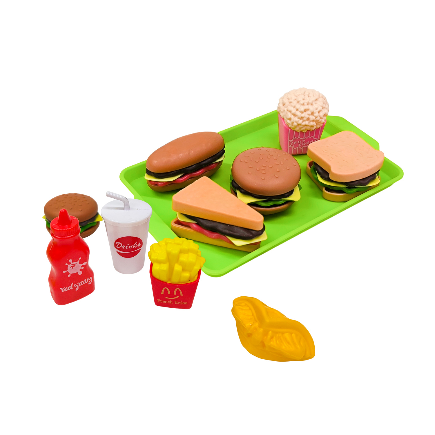 Іграшка Fast food set арт. 6001/2 (240шт/2) мікс 2 види, фаст фуд 16*10*4