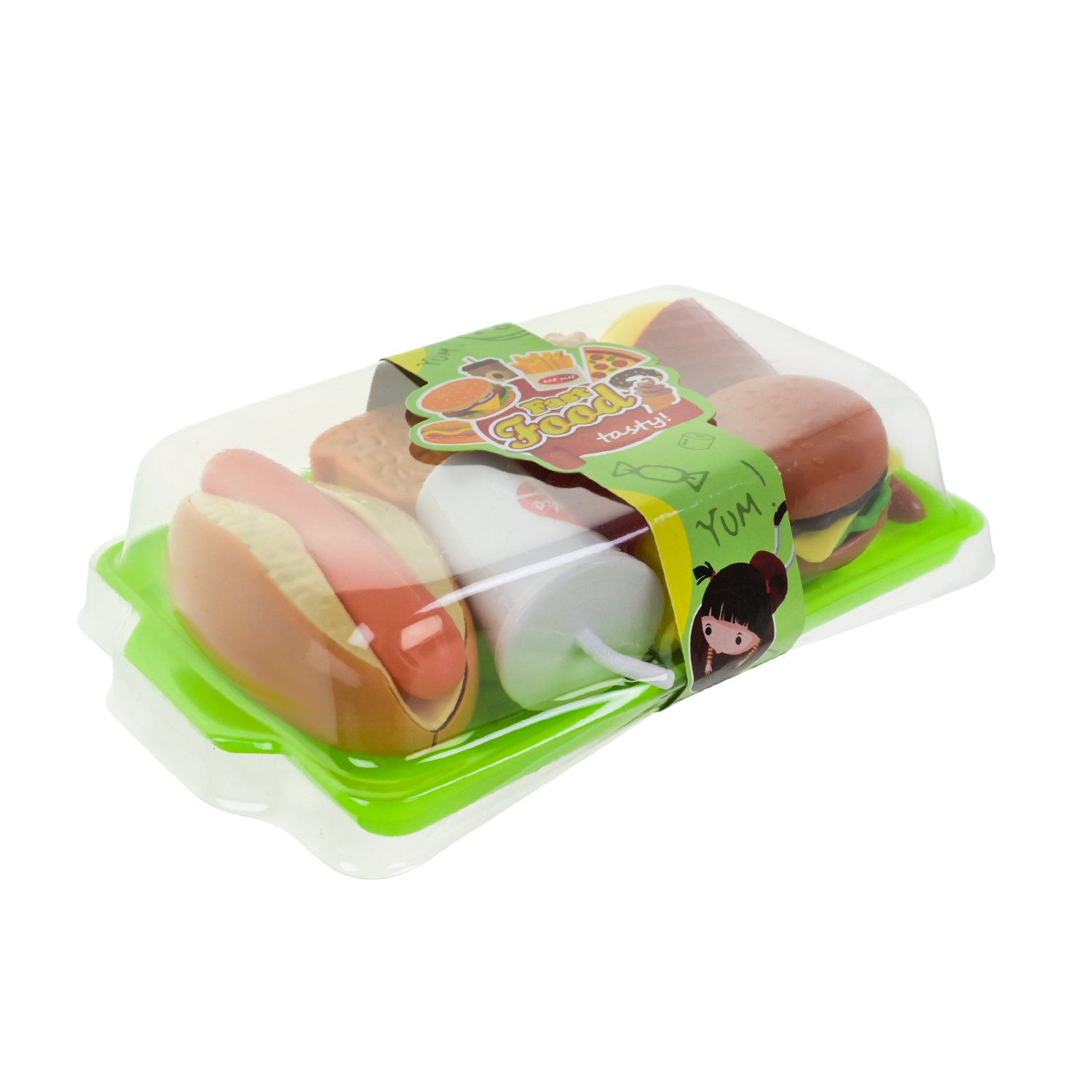 Іграшка Fast food set арт. 6003/4 (240шт/2) мікс 2 види, кафе 16*10*4