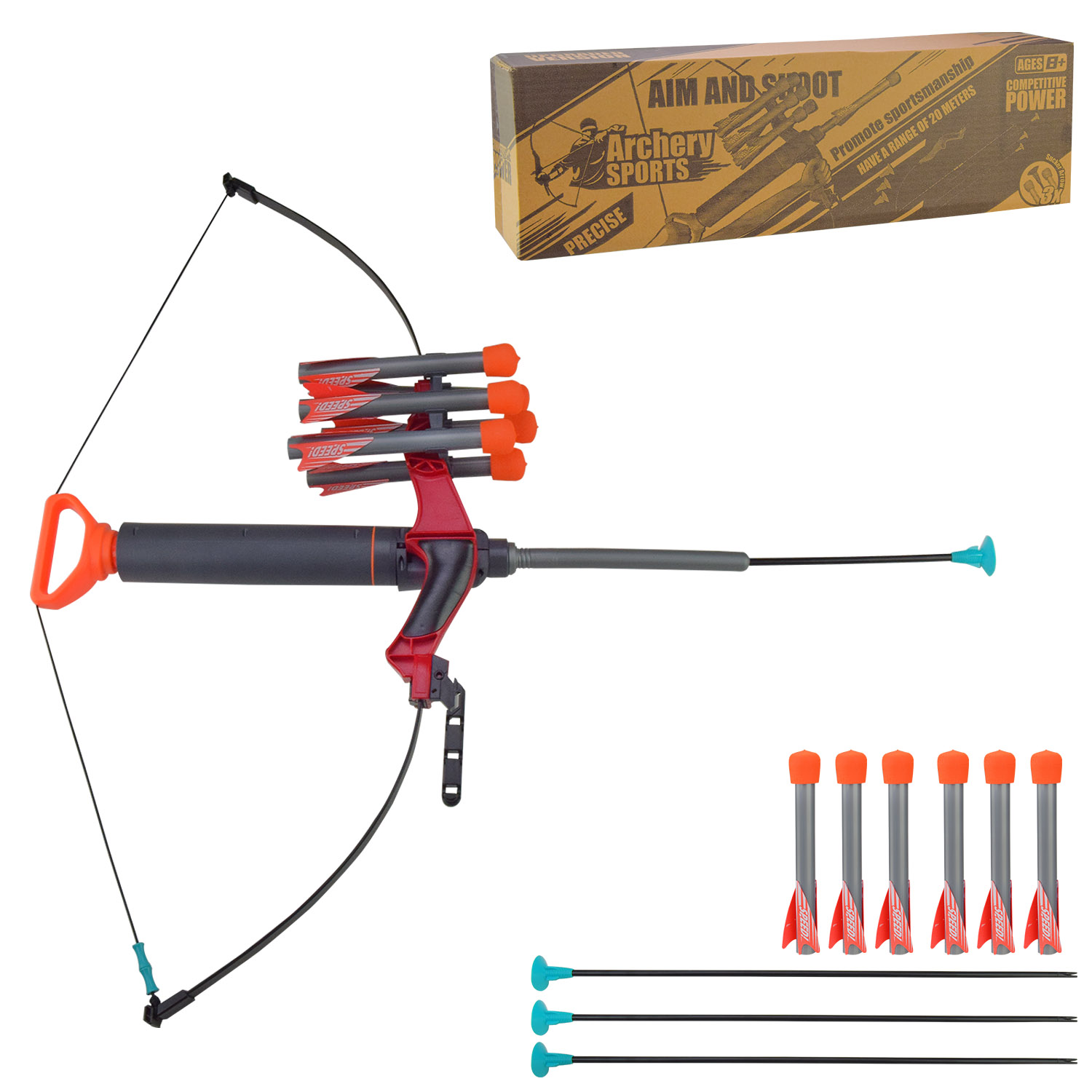 Арбалет арт. 888B (12шт) стріли, короб. 17*10,5*56,5см