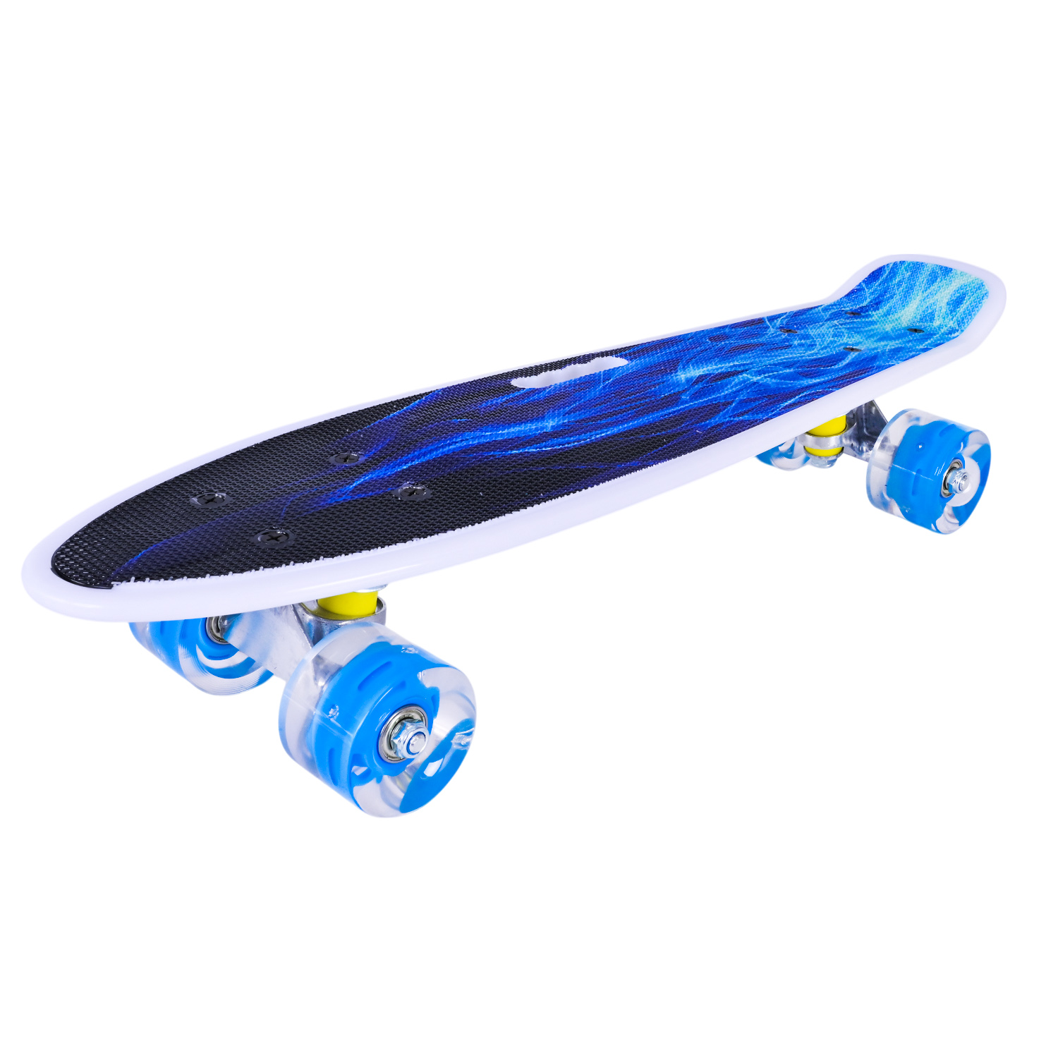 Пенні борд арт. SC2533 (8шт) 56*15 см колеса PU свiтяться, 7 видів