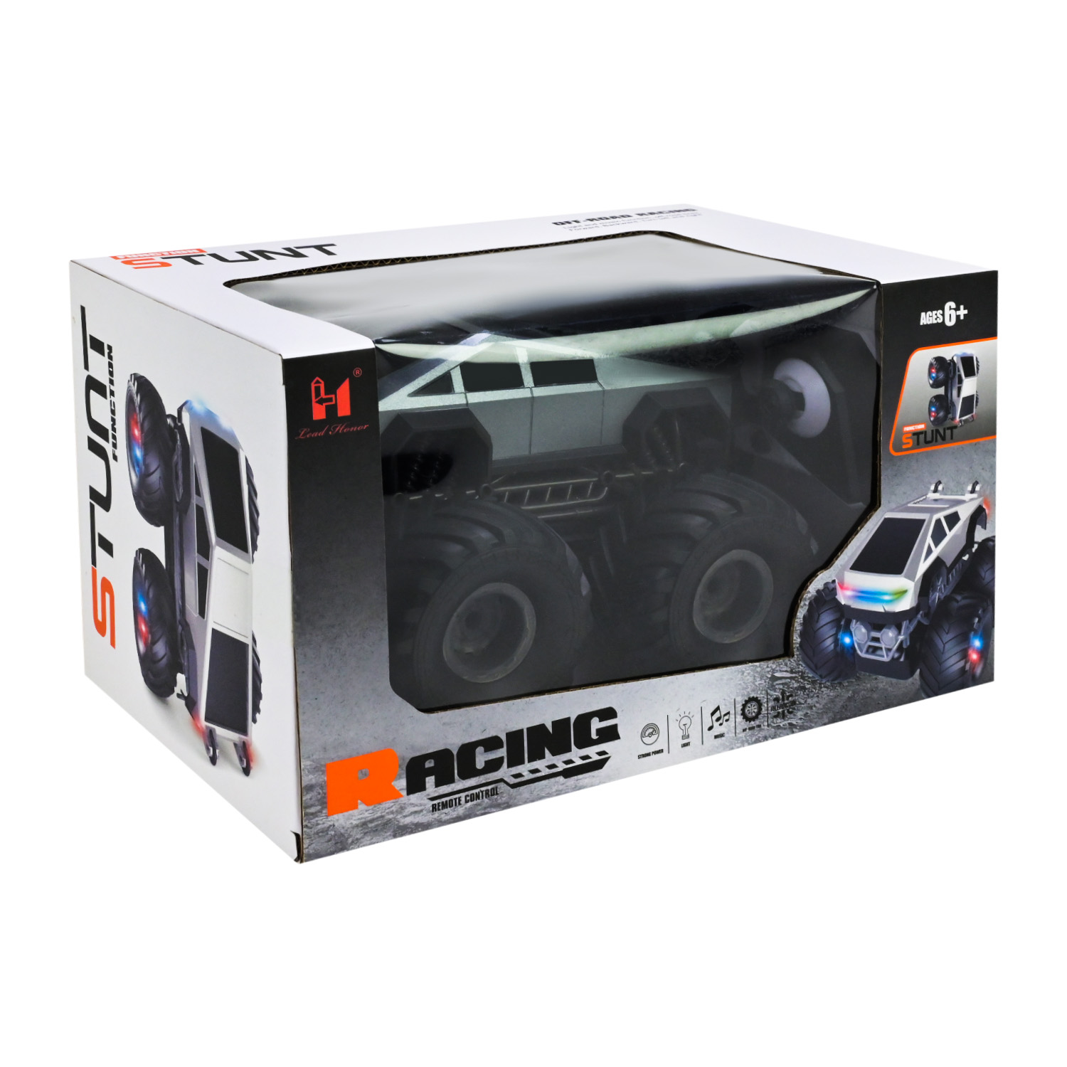 Машина р/к арт. LH-C096 (24шт) акум 2кольора, світло ,звук, usb-заряд, короб. 27,5*15,6*17,6см