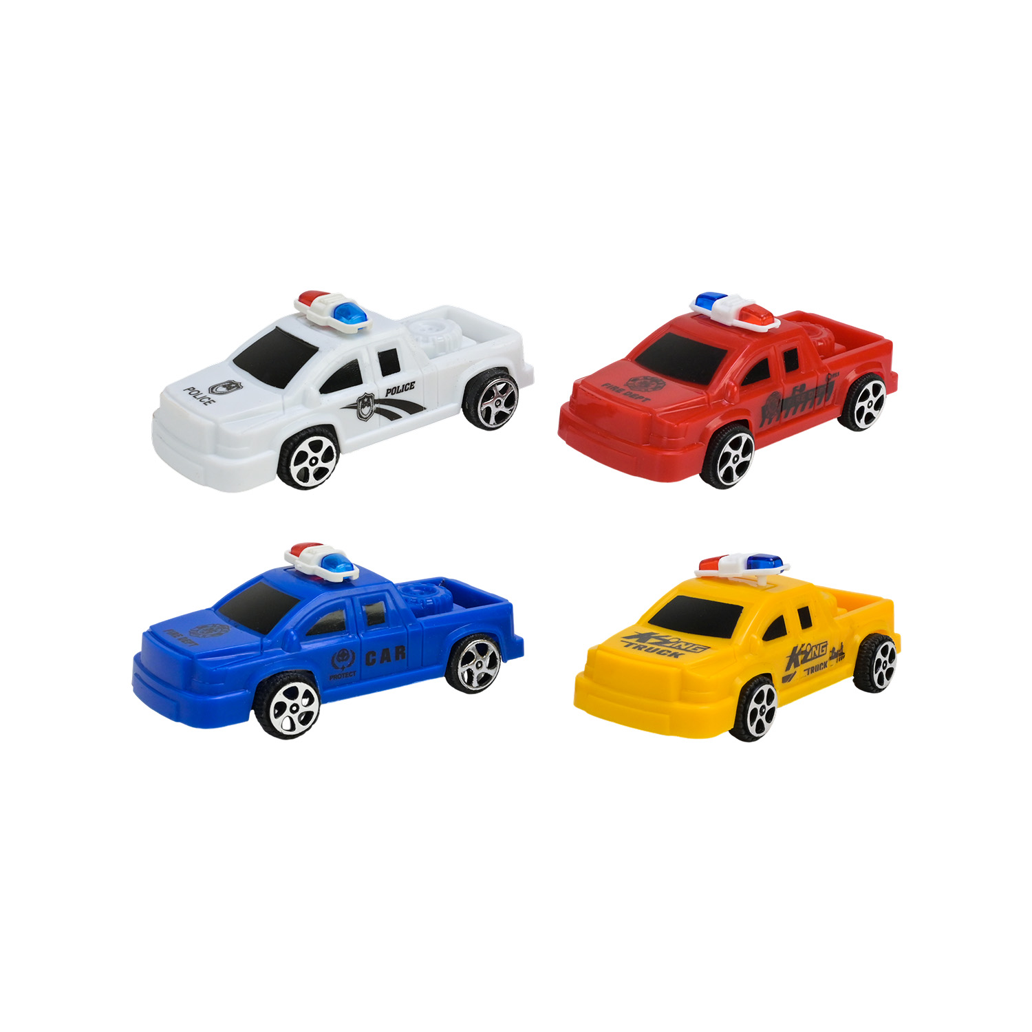 Трейлер арт. 666-6 (72шт/2) 2кольра,4машинки в наборі, короб. 35*7*13см