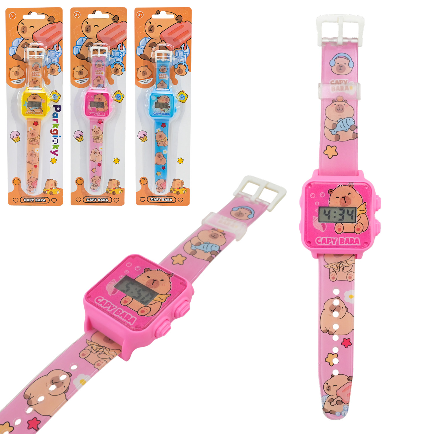 Дитячий годинник арт. NB801-10 (720шт/3) на планшетці 27,6*7,7см