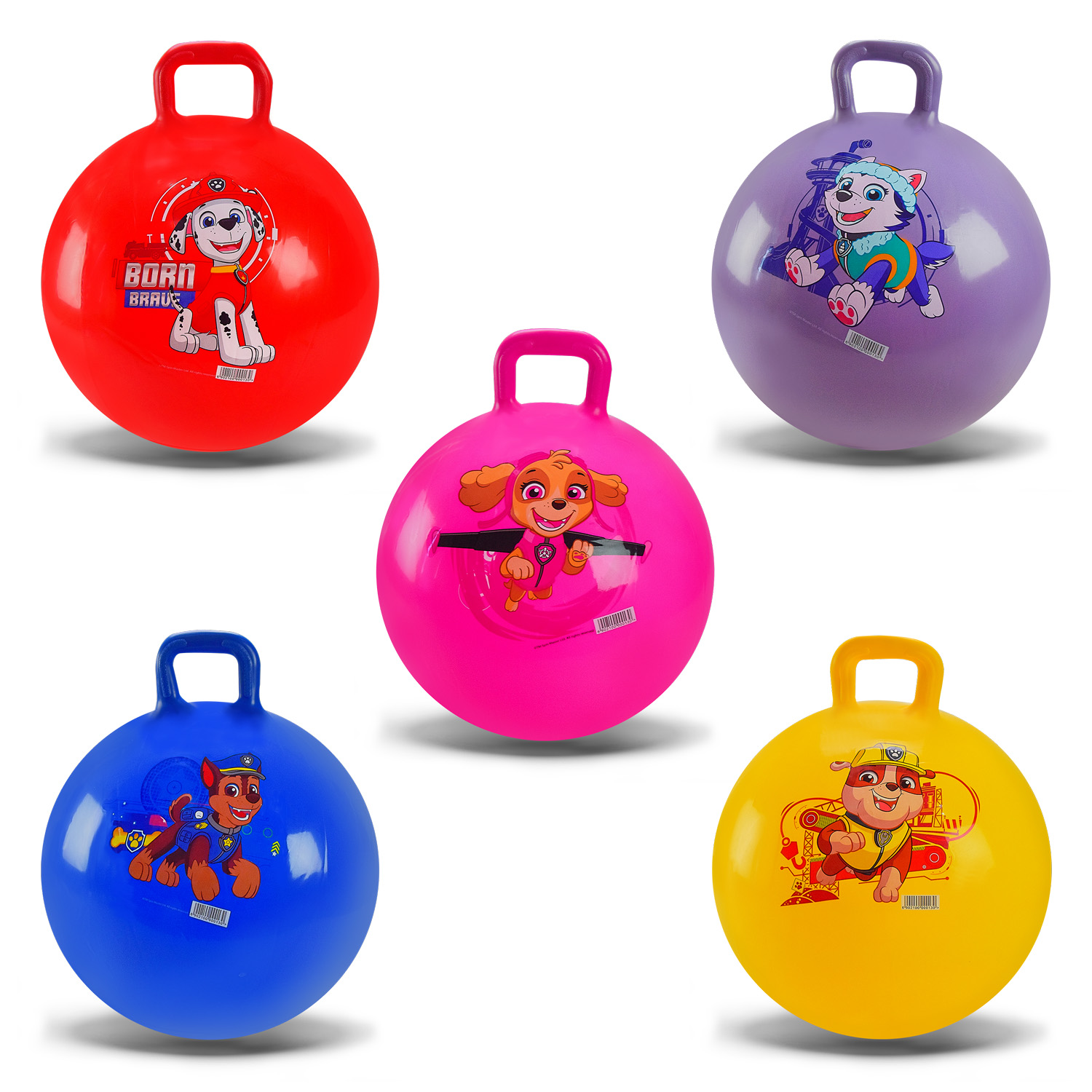 М'яч для фітнесу PB2117 (40 шт) Paw Patrol 65 см гирі 6 видів