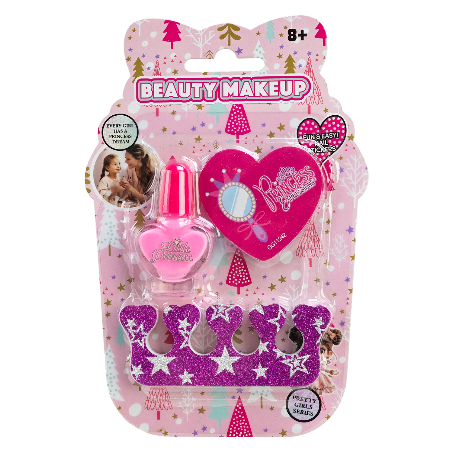 Набір дитячої косметики арт. 2105J (240шт/2)   лак, пилочка, аксес планш. 15*17*3