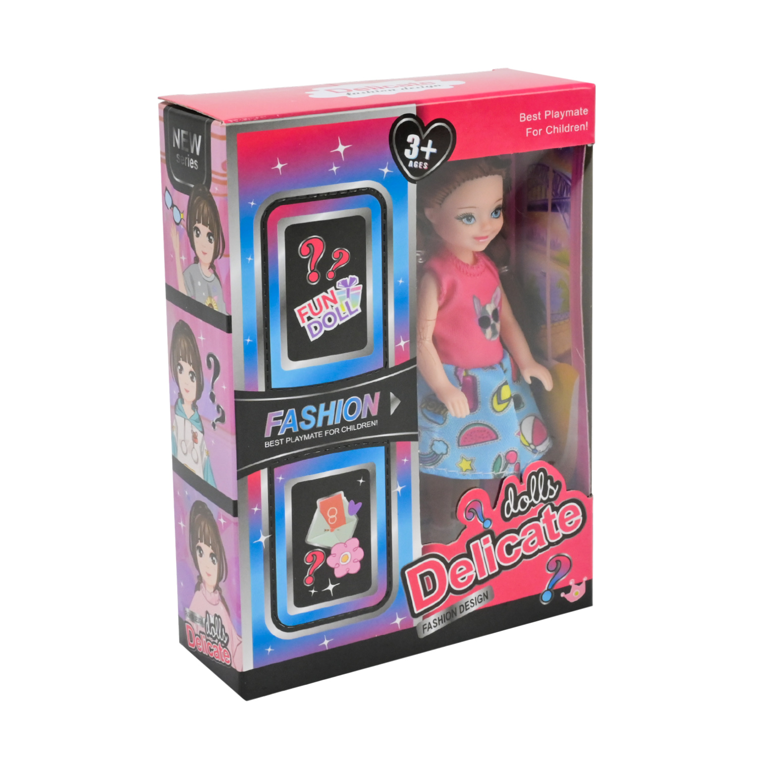 Лялька арт. 8822-27 (288шт/2) мал. Мікс 2 види, аксесуари-сюрпризи у наборі короб. 17*4*12 см