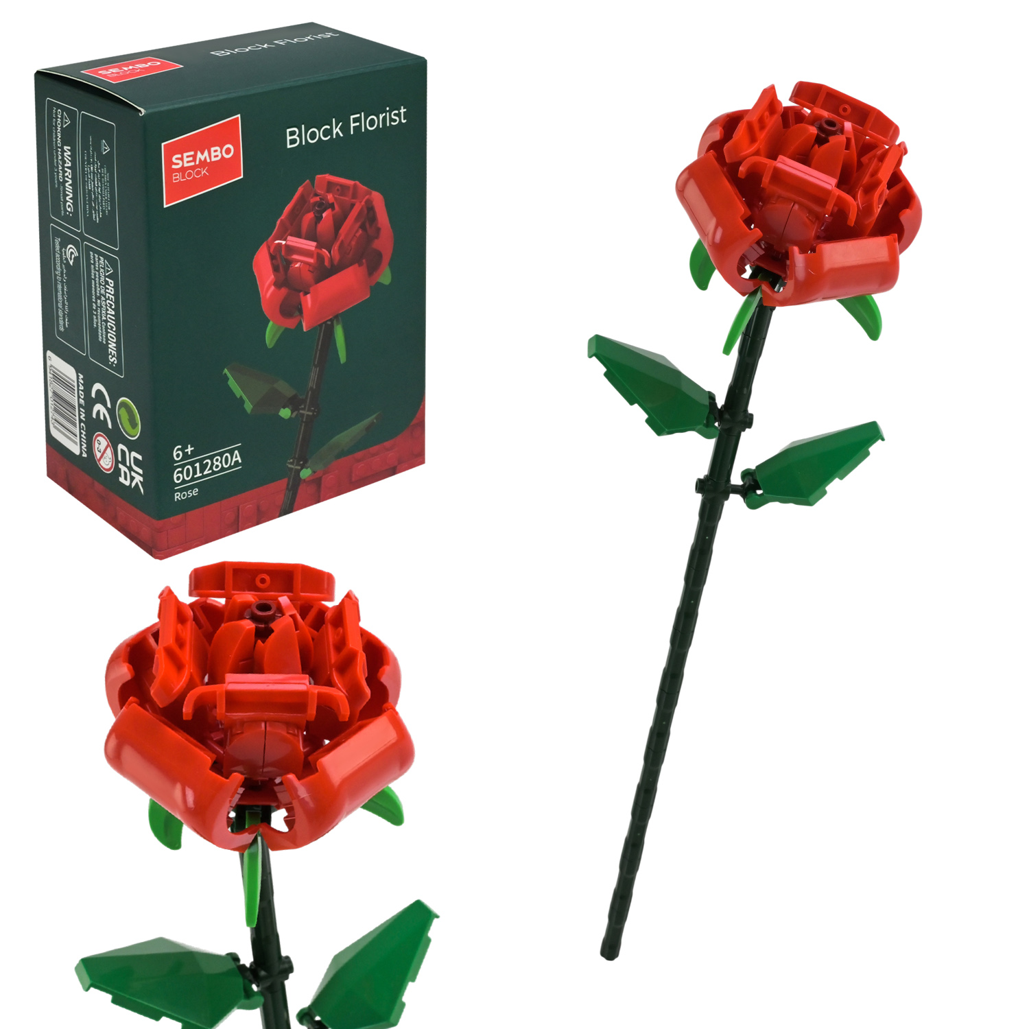 Конструктор. арт. 601280A (96шт) 91дет.  Flovers короб. 9*12*6см