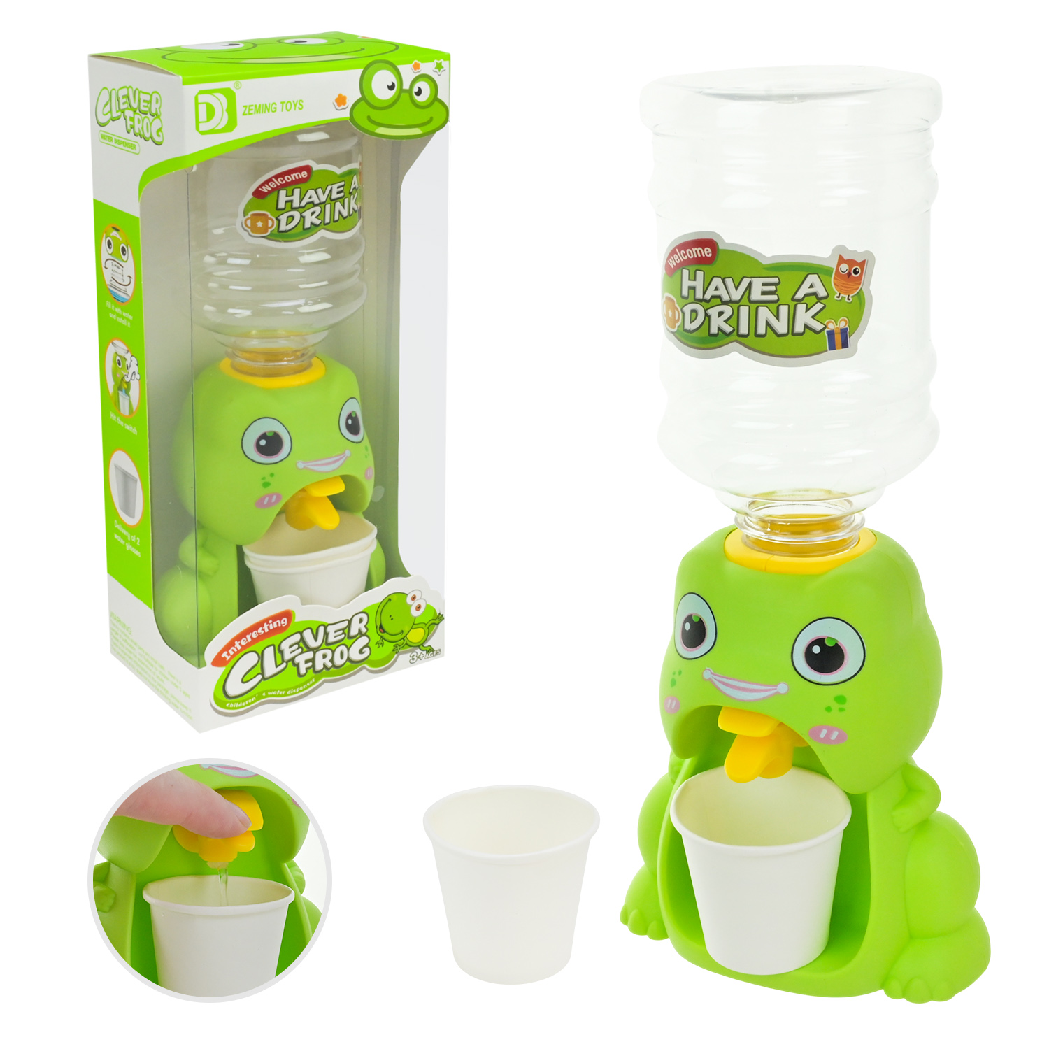 Кулер арт. 8073 (120шт/2) жабеня, з ємністю для води короб. 22*8*10,3см