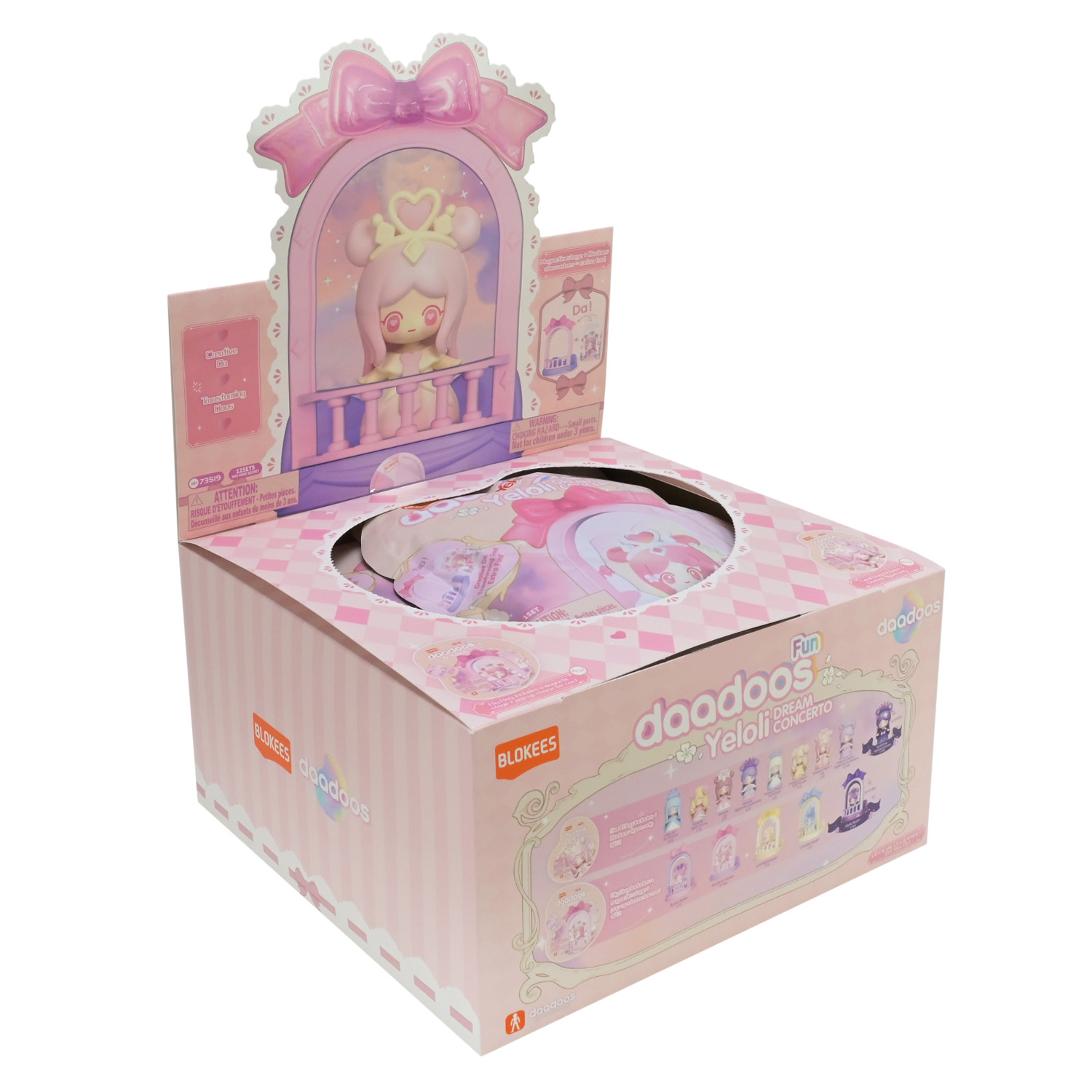 Фігурка арт. 73519 (72шт) Yeloli Dadoos 12 шт. у дисп.бокс.23*22*12,5см