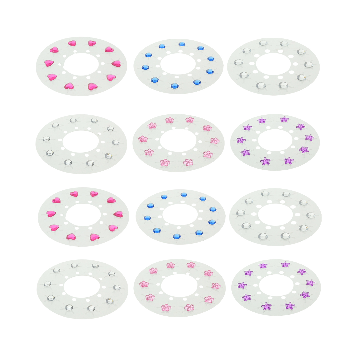 Стиліста набір арт. 900-1 (144шт) прибор для нанесення страз +наліпки короб. 8*5*6,5