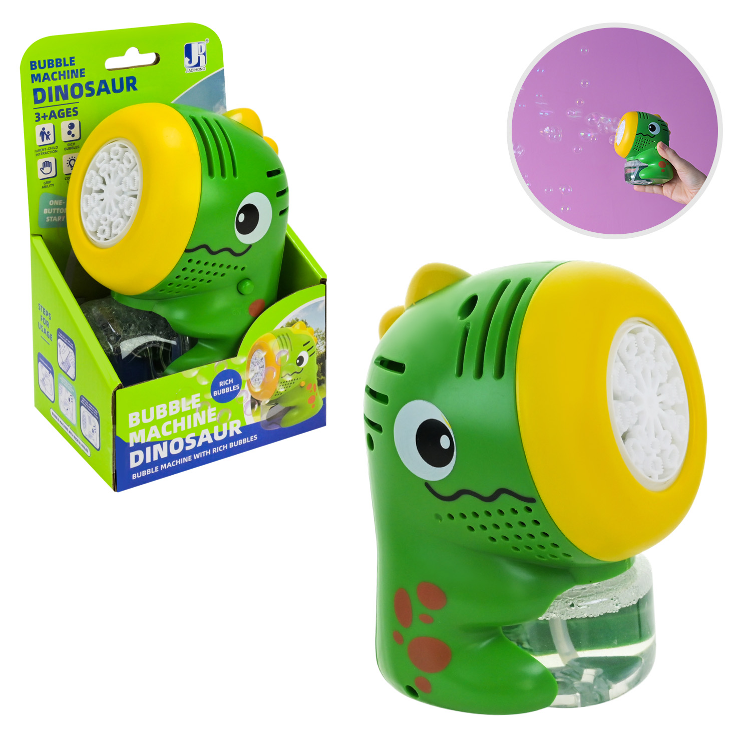 Мильні бульбашки арт. P82348A (96шт/2) батар. дракончик короб. 10,9*8,9*18,5 см