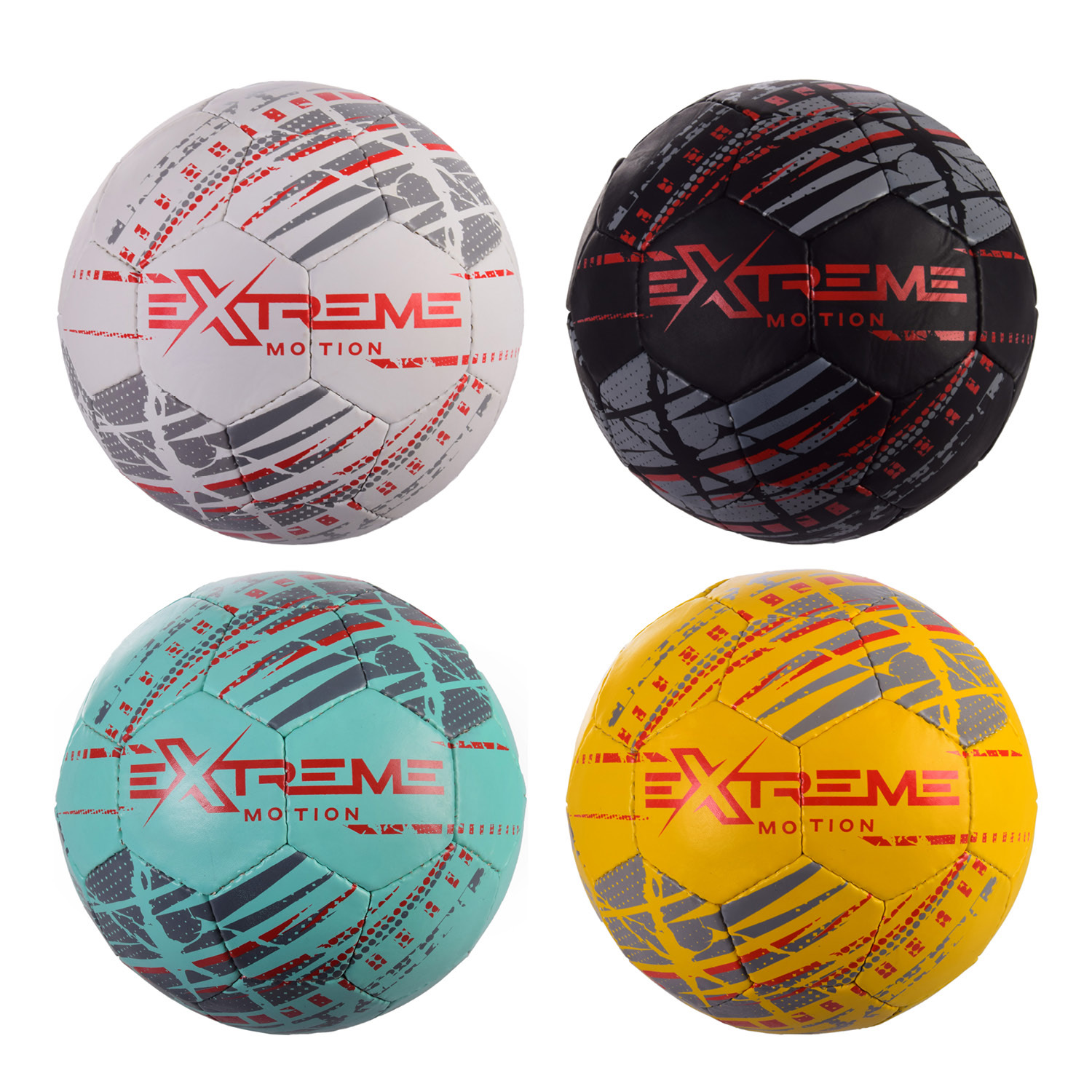 М'яч футбольний FP2101 (32шт) Extreme Motion №5,PAK MICRO FIBER,350 гр,руч.зшивка,камера PU,MIX 4 кольори,Пакистан