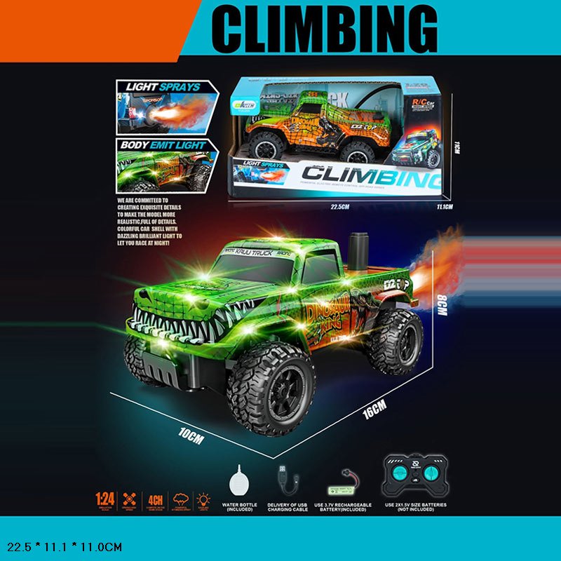 Машина р/к арт. KM555-3A (60шт/2) акум,світло,пар,пульт кер.,у короб.22,5*11*11см