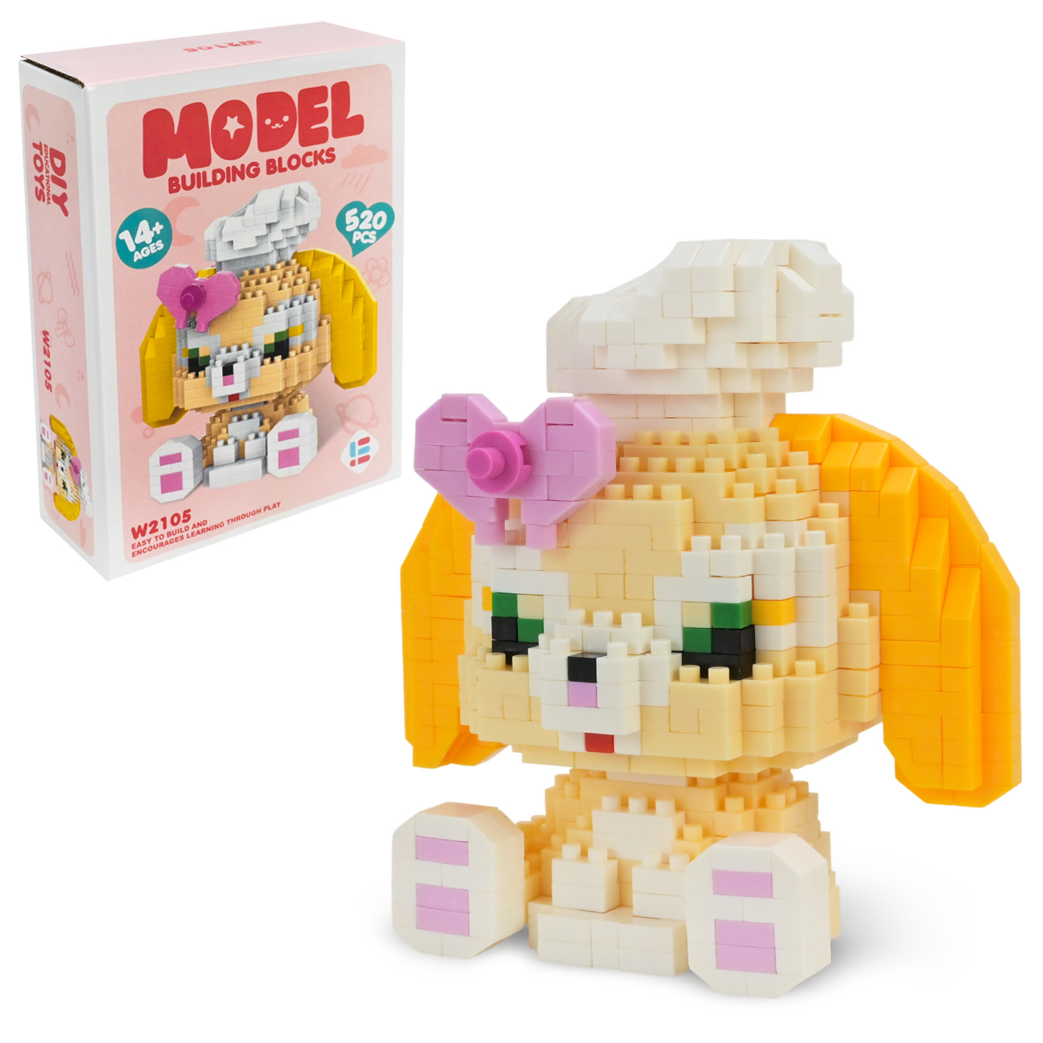 Конструктор арт. W2105 (144шт) 520 дет.у короб. 11,5*4,5*16см