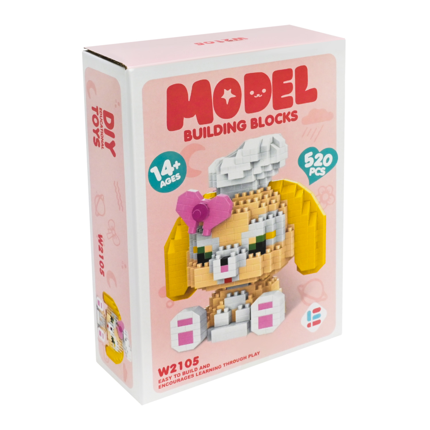 Конструктор арт. W2105 (144шт) 520 дет.у короб. 11,5*4,5*16см