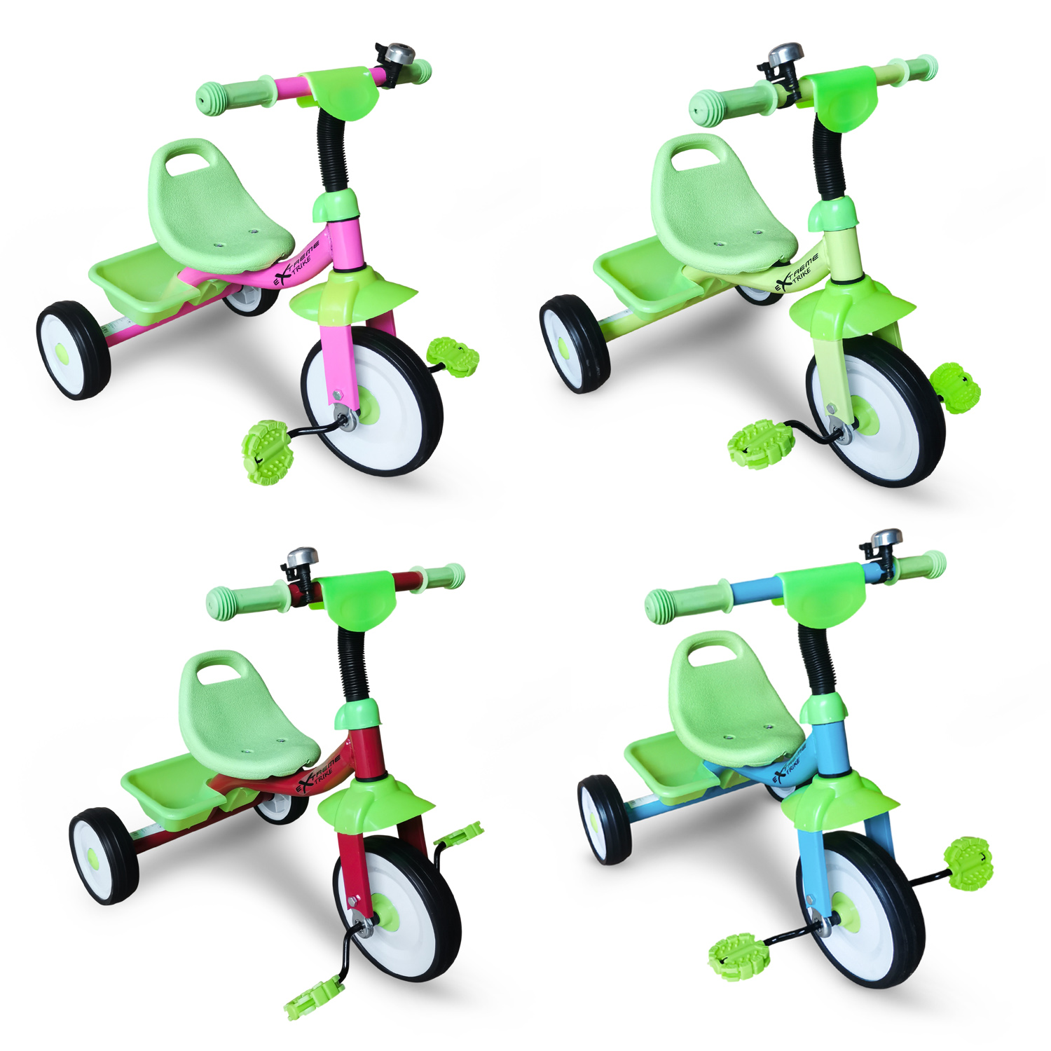 Триколісний велосипед арт. TR2602 (6шт) колеса 8'' та 6''