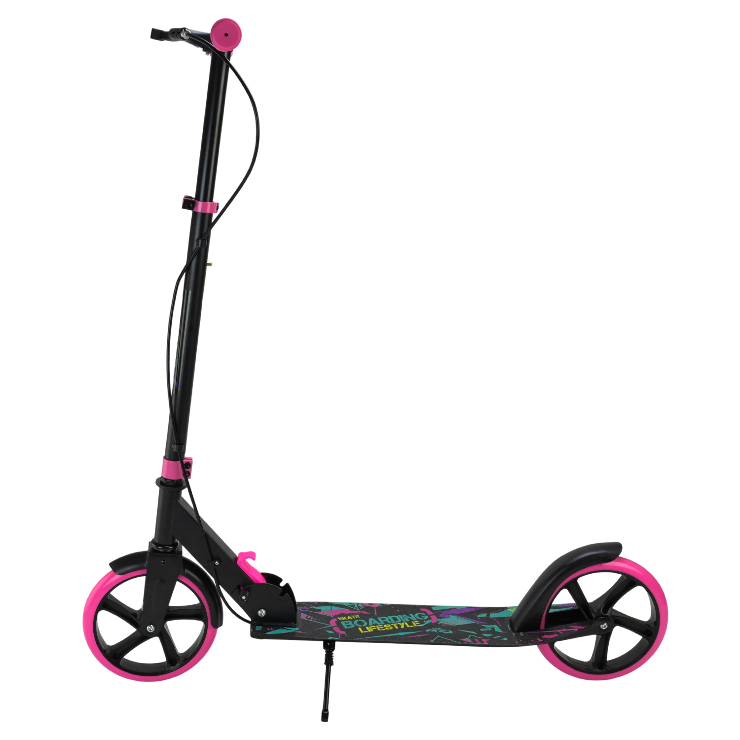 Самокат міський 2-х коліс. арт. SC2623 (6шт) сталевий,колеса 200 мм,гальмо 4 кольори короб.74*12*28 см