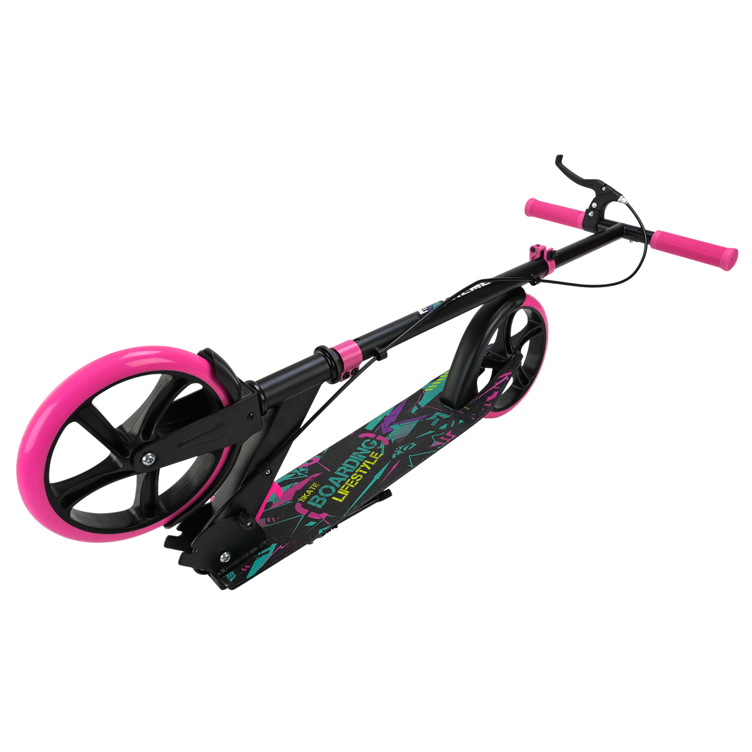 Самокат міський 2-х коліс. арт. SC2623 (6шт) сталевий,колеса 200 мм,гальмо 4 кольори короб.74*12*28 см