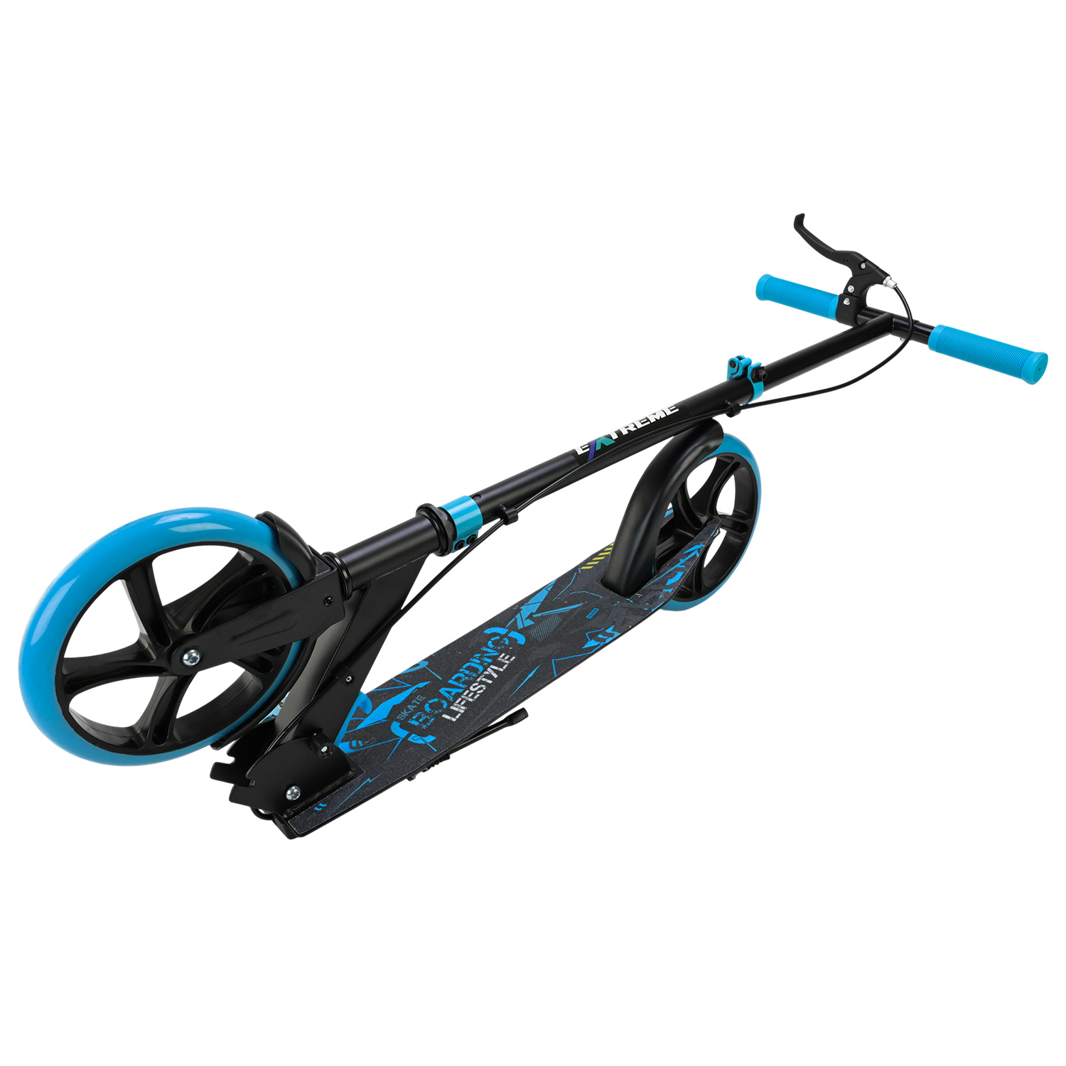 Самокат міський 2-х коліс. арт. SC2623 (6шт) сталевий,колеса 200 мм,гальмо 4 кольори короб.74*12*28 см