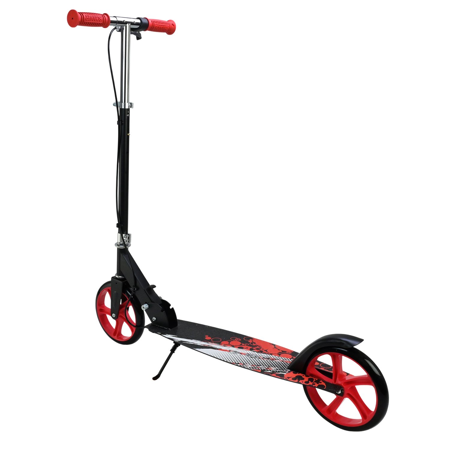 Самокат міський 2-х коліс. арт. SC2624 (6шт) сталевий,колеса 200 мм,гальмо 4 кольори короб.79*15*28 см