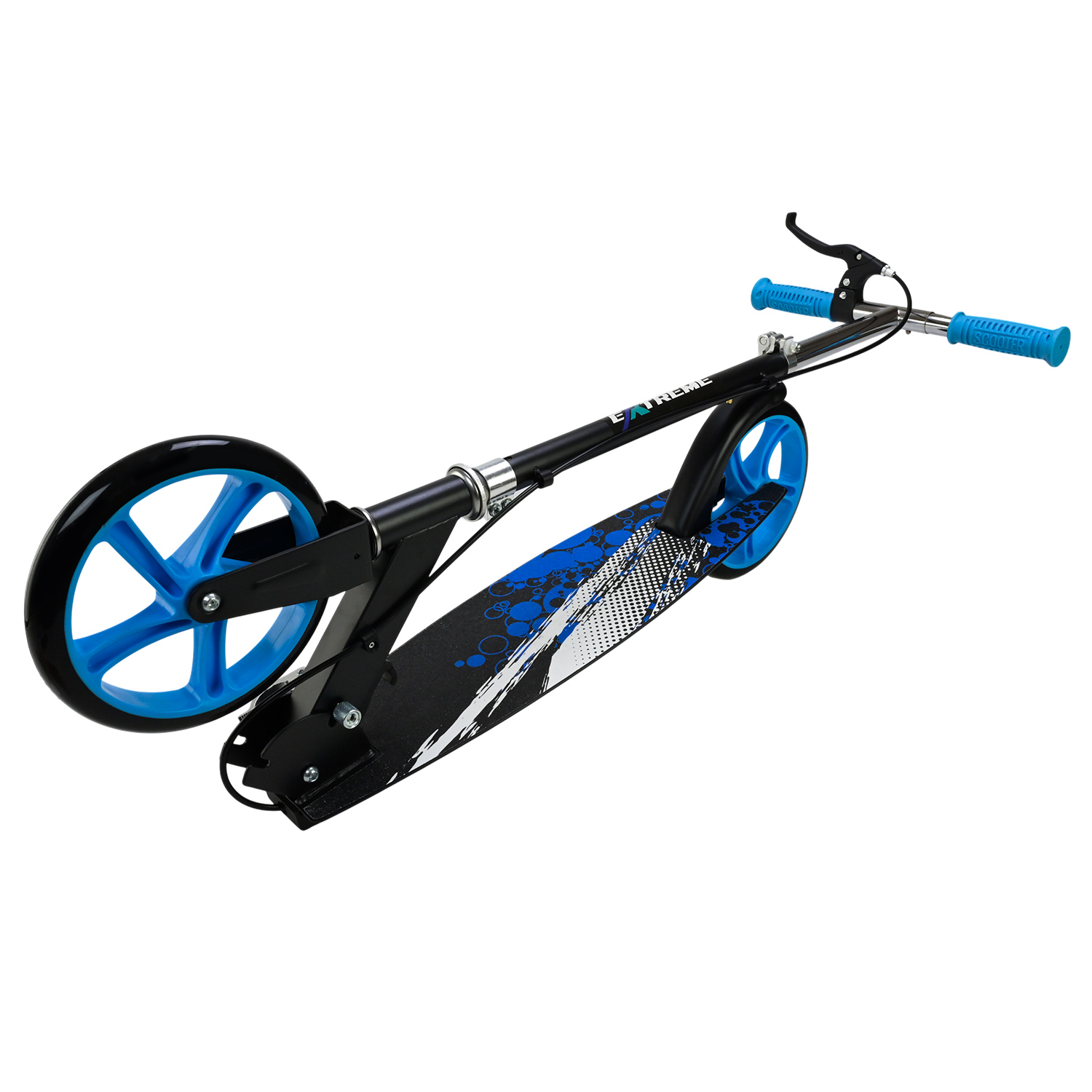 Самокат міський 2-х коліс. арт. SC2624 (6шт) сталевий,колеса 200 мм,гальмо 4 кольори короб.79*15*28 см