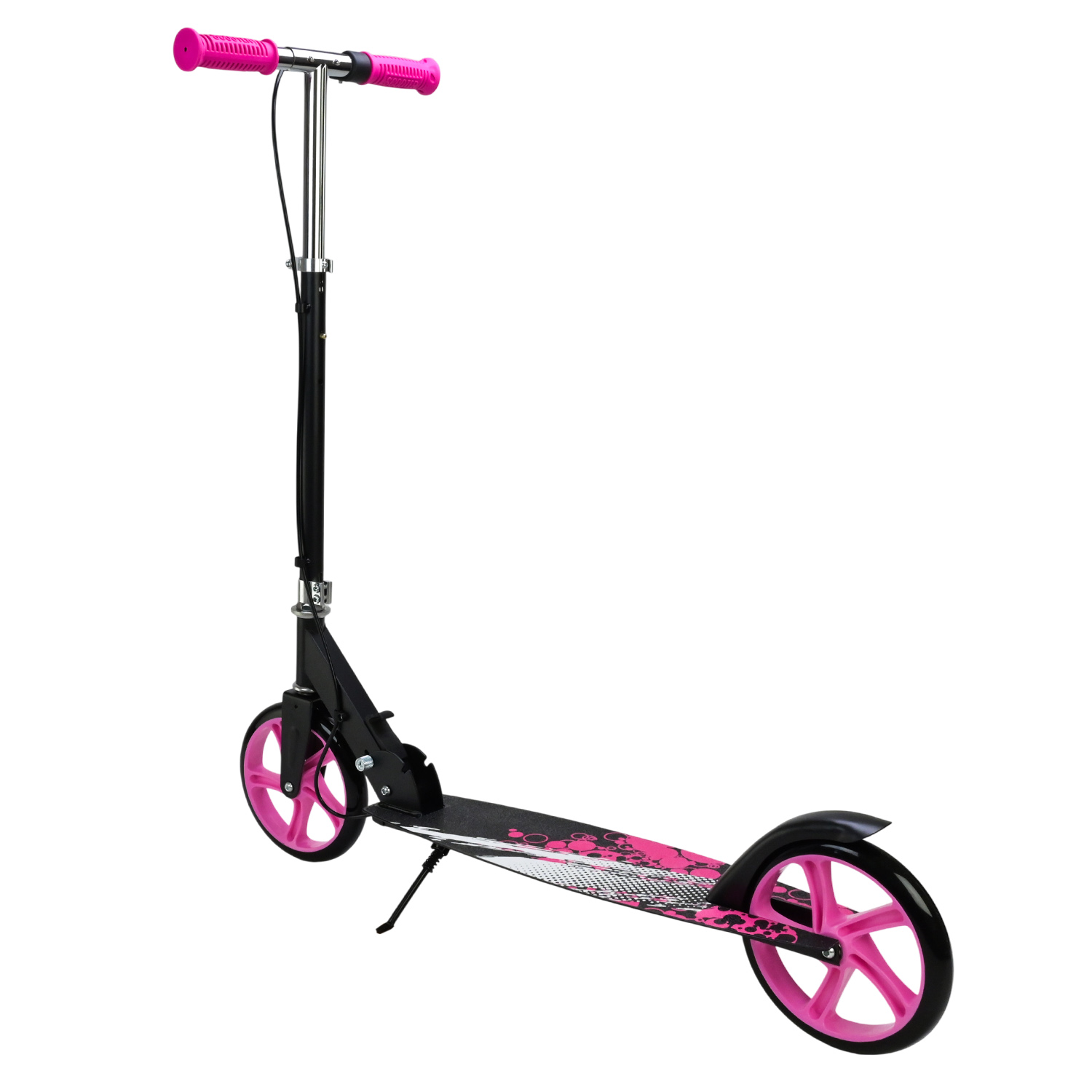 Самокат міський 2-х коліс. арт. SC2624 (6шт) сталевий,колеса 200 мм,гальмо 4 кольори короб.79*15*28 см