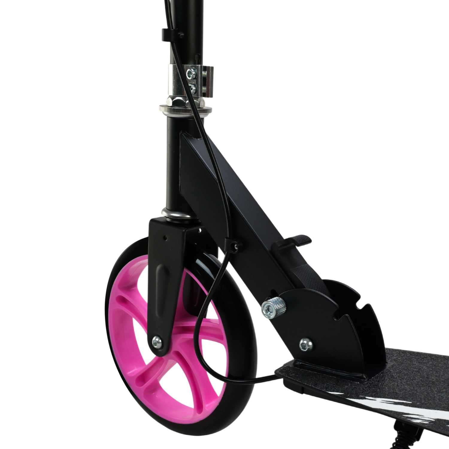 Самокат міський 2-х коліс. арт. SC2624 (6шт) сталевий,колеса 200 мм,гальмо 4 кольори короб.79*15*28 см