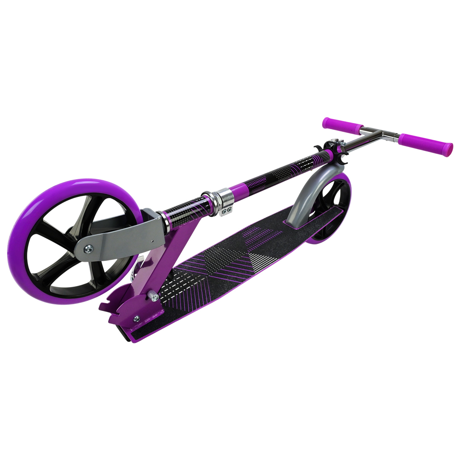 Самокат міський 2-х коліс. арт. SC2625 (4шт) сталевий,колеса 200 мм,гальмо 4 кольори короб.79*13*28 см