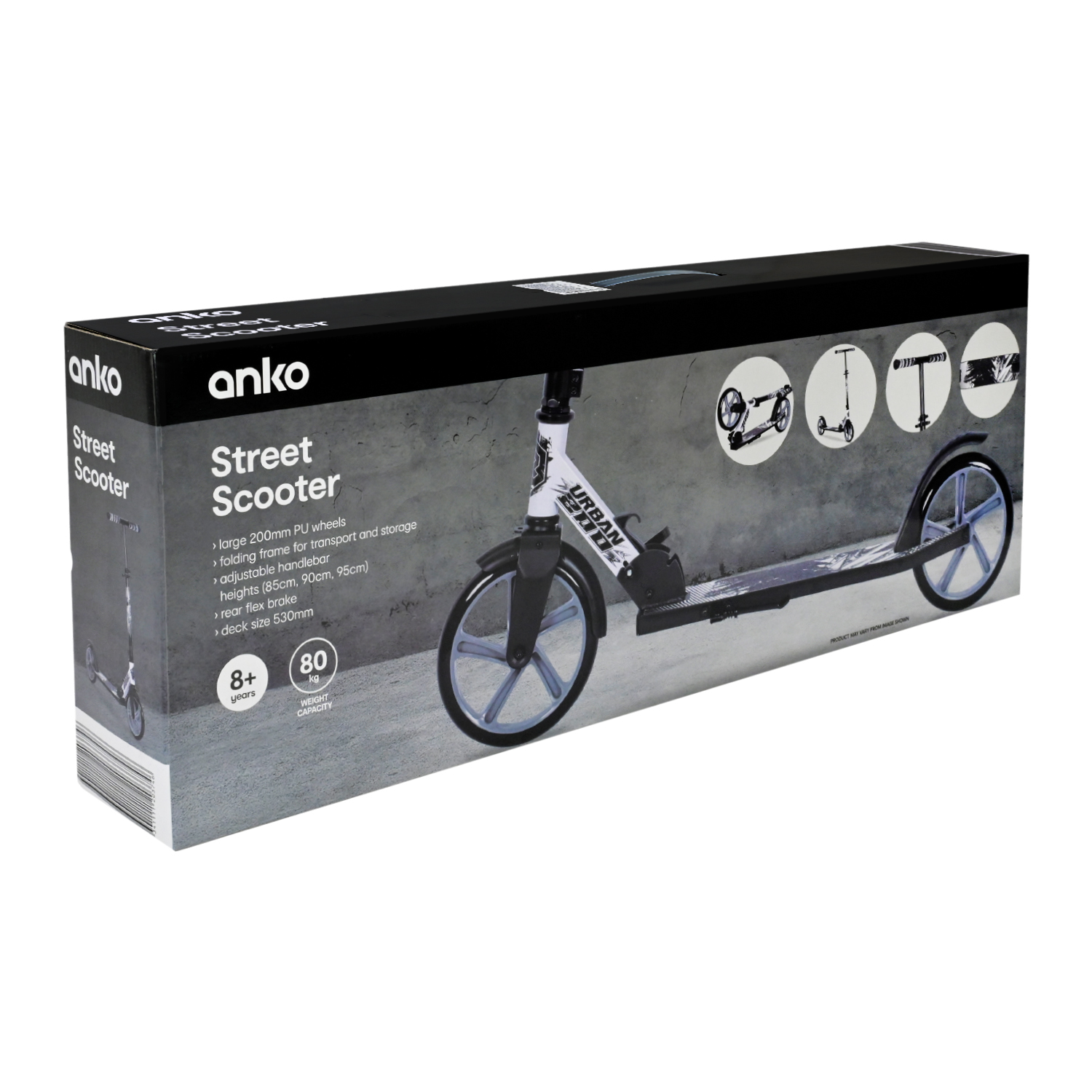 Самокат міський 2-х коліс. арт. SC2626 (6шт) алюміній,колеса 200 мм,гальмо 4 кольори короб.76*12*28 см