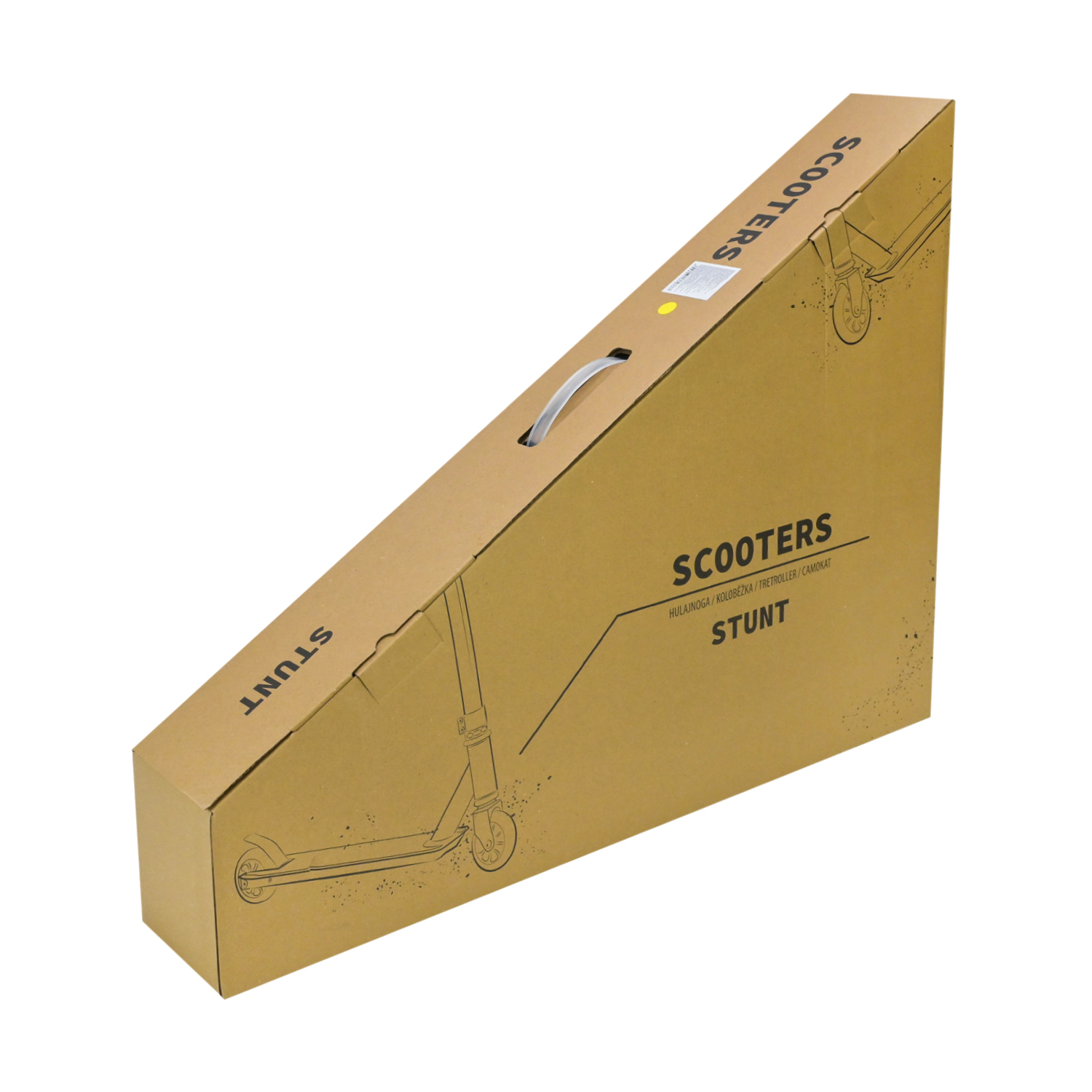 Самокат трюковий арт. TR2629 (6шт) колеса PU 110мм,диск алюм 3 кольори,короб. 63*11*54 см