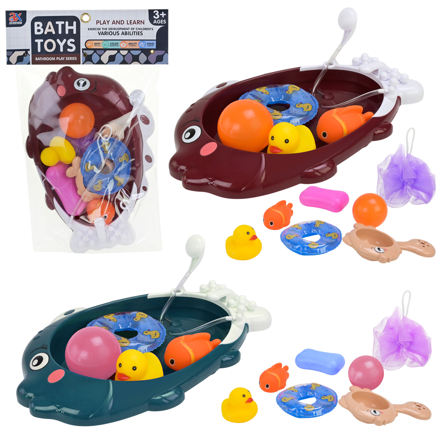 Іграшка для гри у ванні арт. 249B (48шт/2) пакет. 39*24*6 см