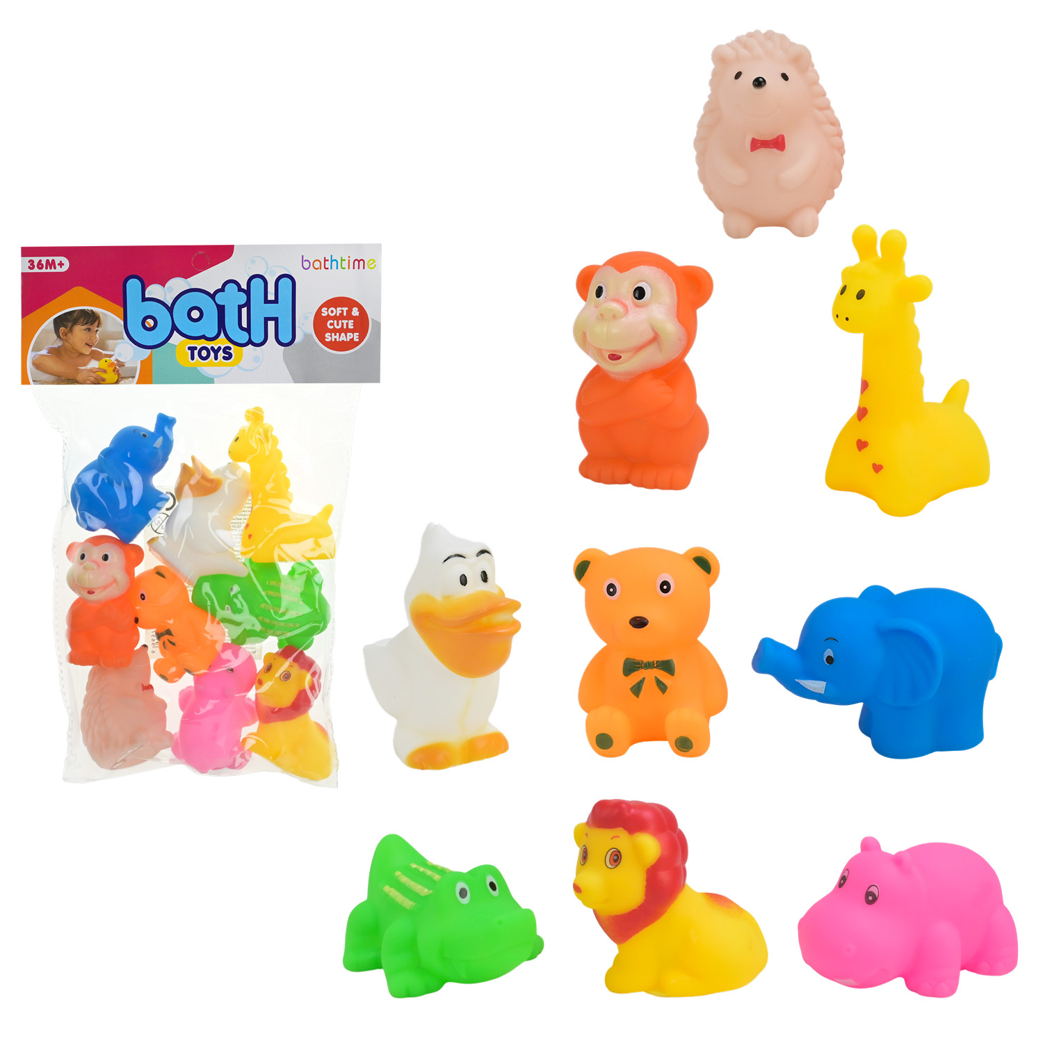 Пискавка арт. 88-45 (192шт/2) р-р 6,5*4,5*4см, 9 шт., пакет 17*5*26см.