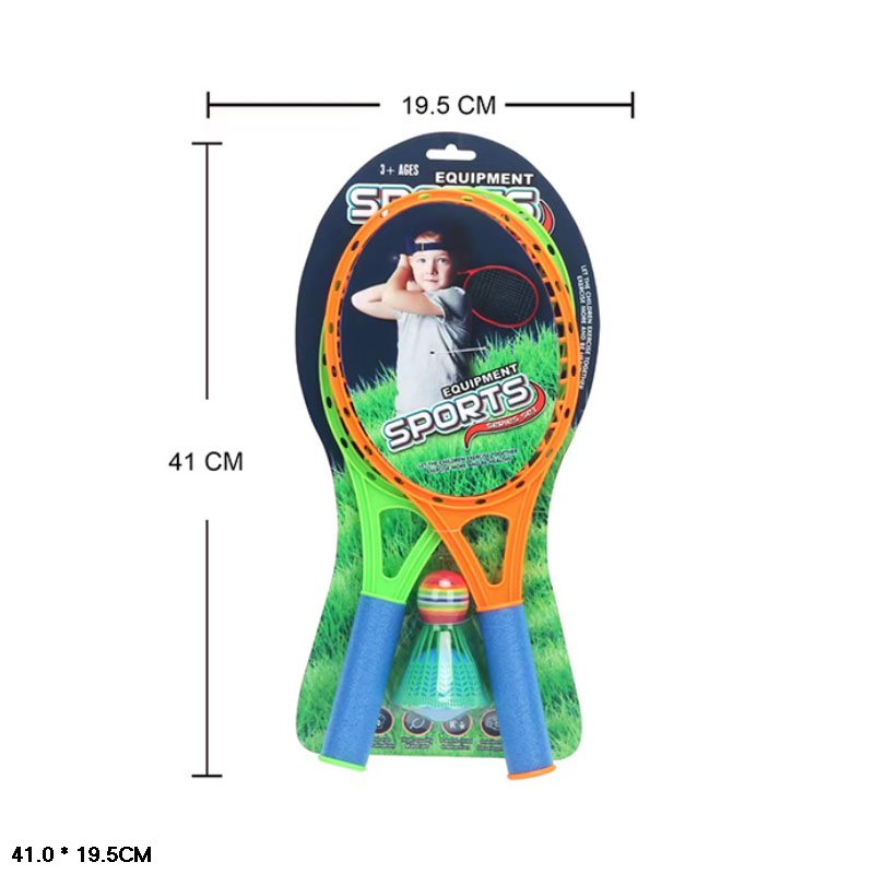 Набір ракеток арт. 010-1A (120шт/2)  воланчик планш. 41*19,5 см