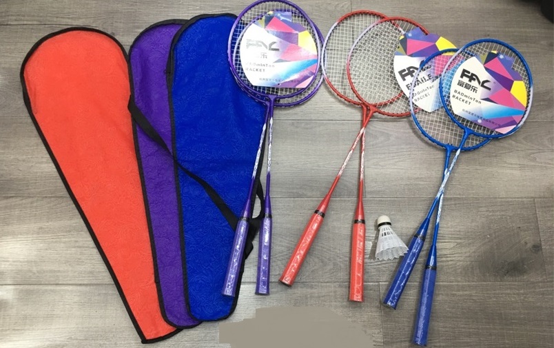 Бадмінтон арт. BD2630 (50шт)  нейлон, 2 кольори мікс, у сумці 65 см
