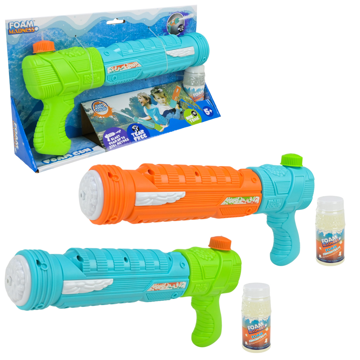 Водний пістолет арт. F9106 (24шт)   стріляє піною, у короб.