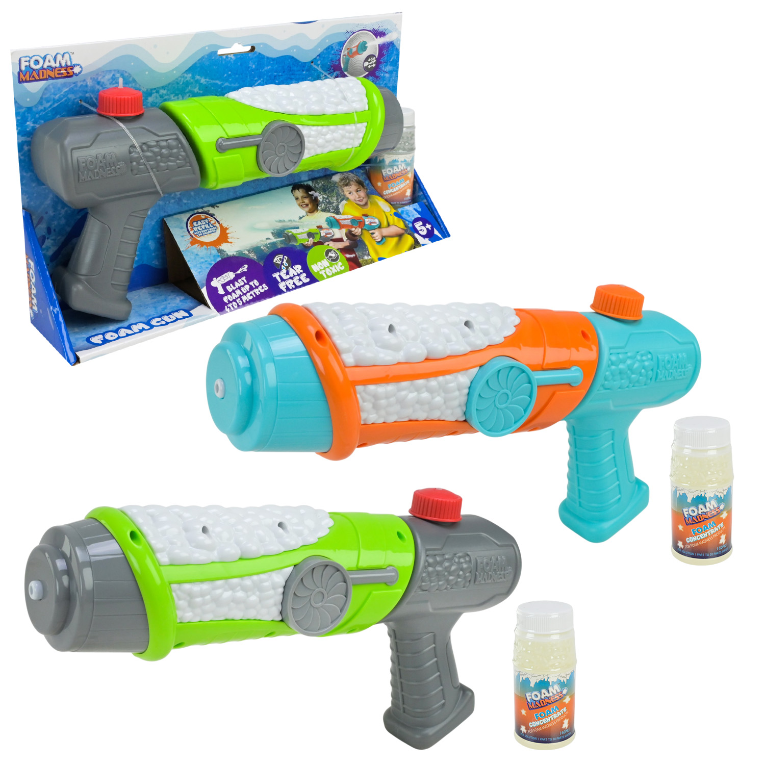 Водний пістолет арт. F9105 (24шт)   стріляє піною, у короб.