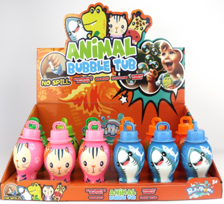 Мильні бульбашки арт. F601 (96шт)  4 мікс кольори, у дисп.бокс.