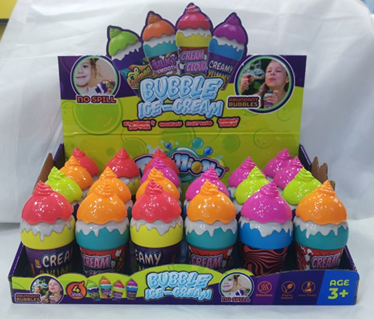 Мильні бульбашки арт. F609 (96шт)  4 мікс кольори, у дисп.бокс.