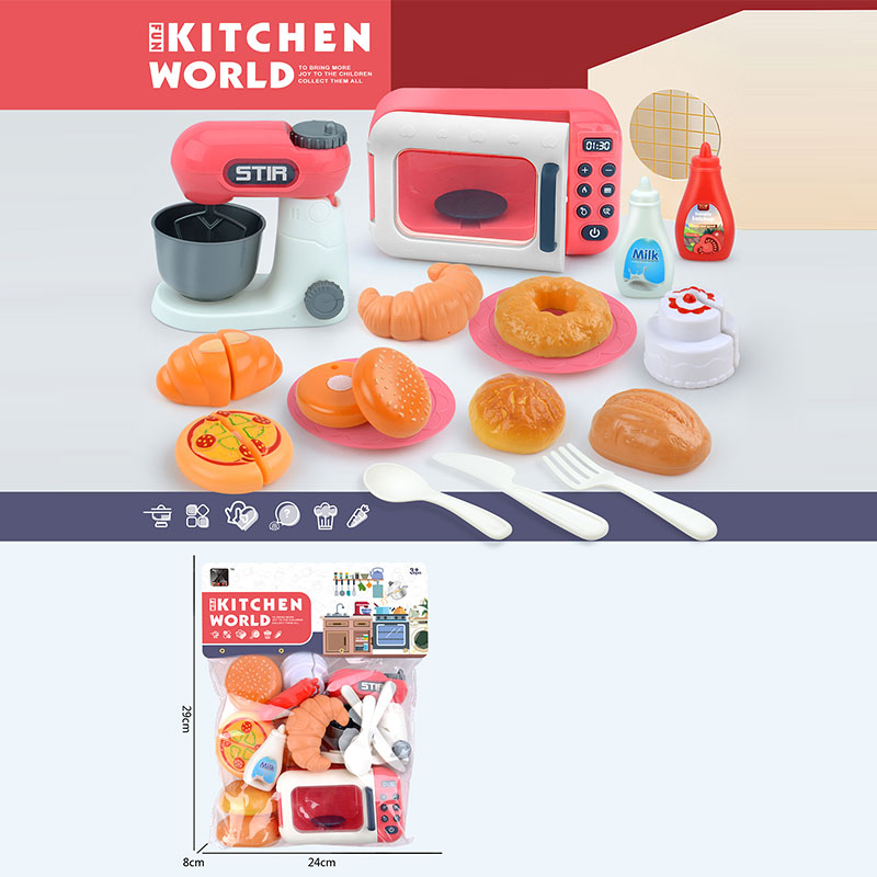 Побутова техніка арт. H-73 (120шт/2)   мікрохвильова піч, міксер, аксес пакет 28*9*24 см