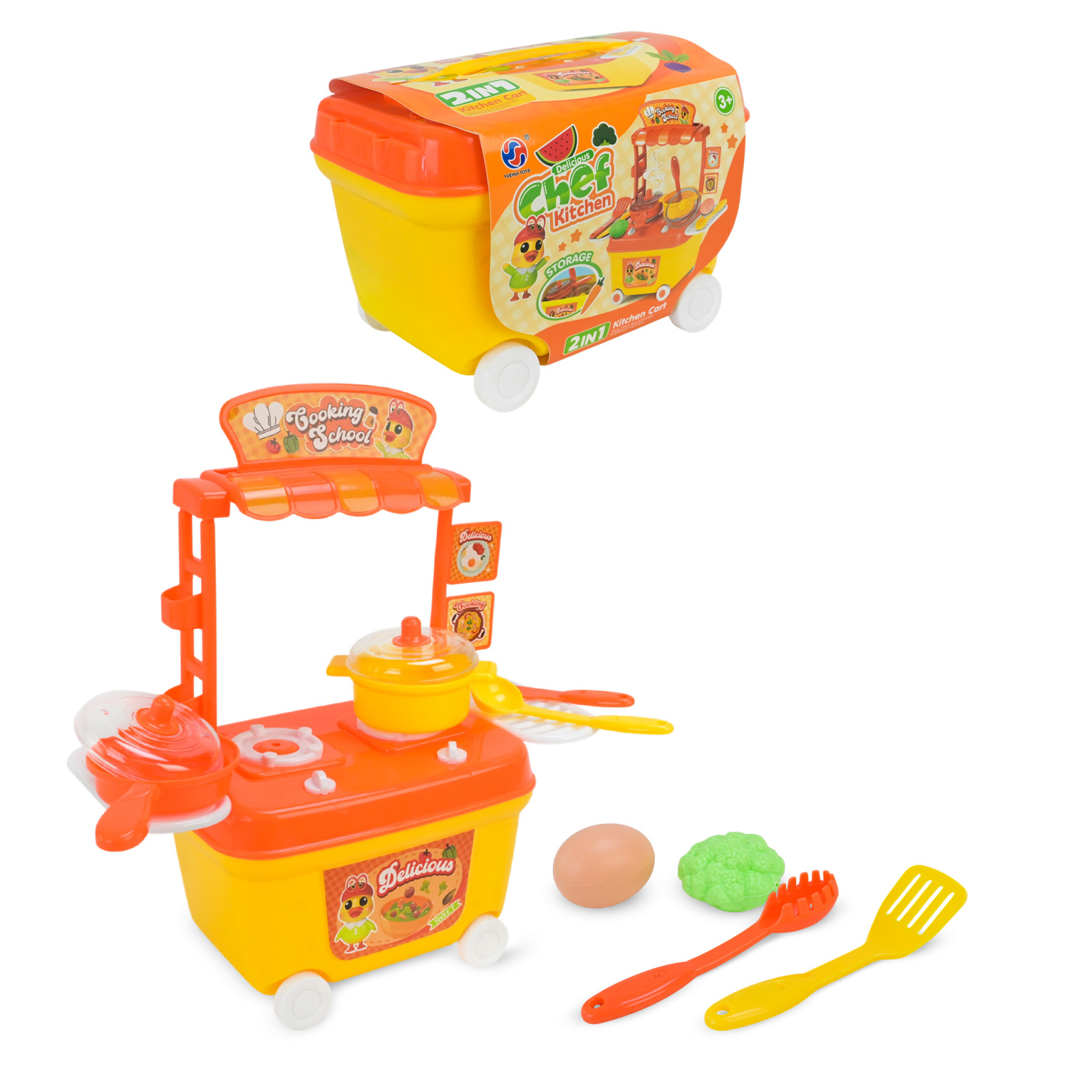 Кухня арт. 2016-278A (96шт/2)   аксес короб. 18*12*10 см