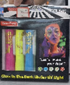 Аквагрим арт. MUF838 (144шт) яскраві люмінісцентні кольори короб. 15*16*2