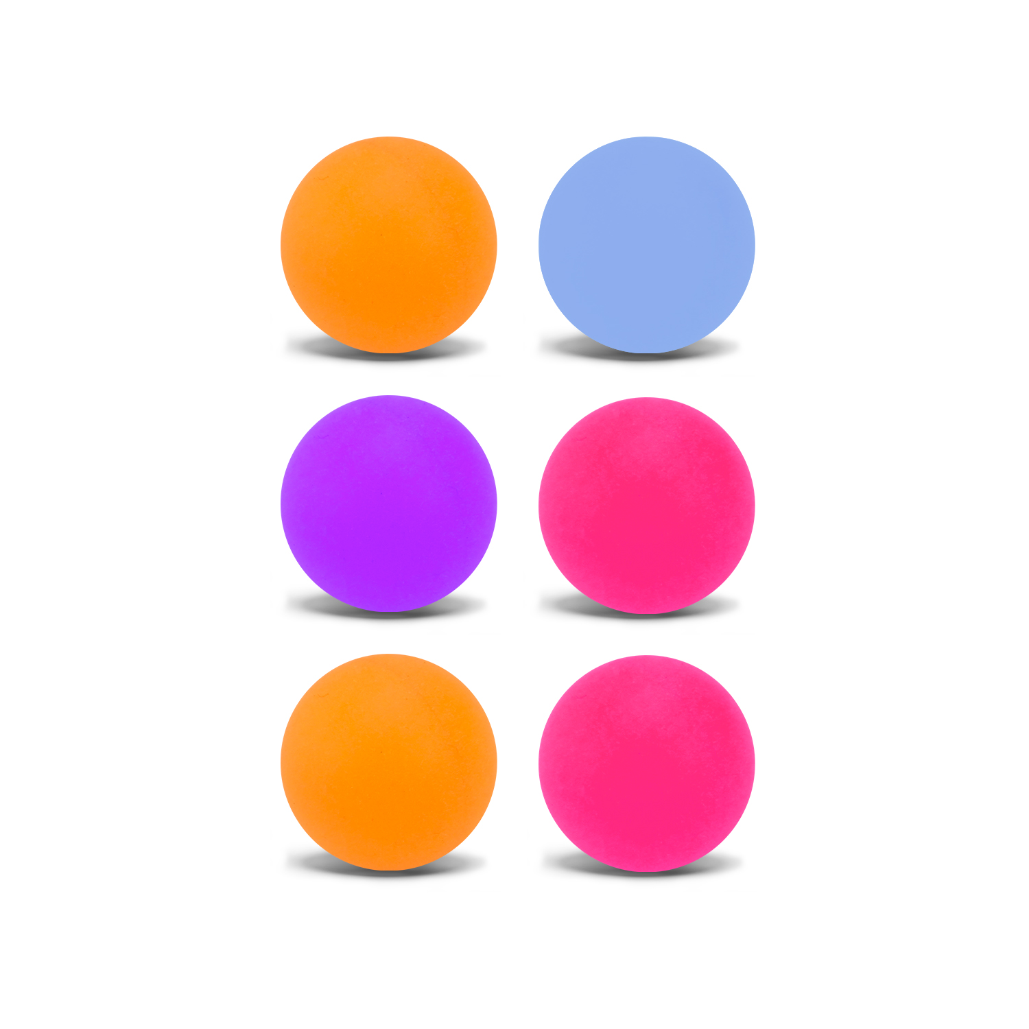 М'ячики для тенісу арт. TB2616 (240шт) матеріал PP, 6 шт в упак.слюда