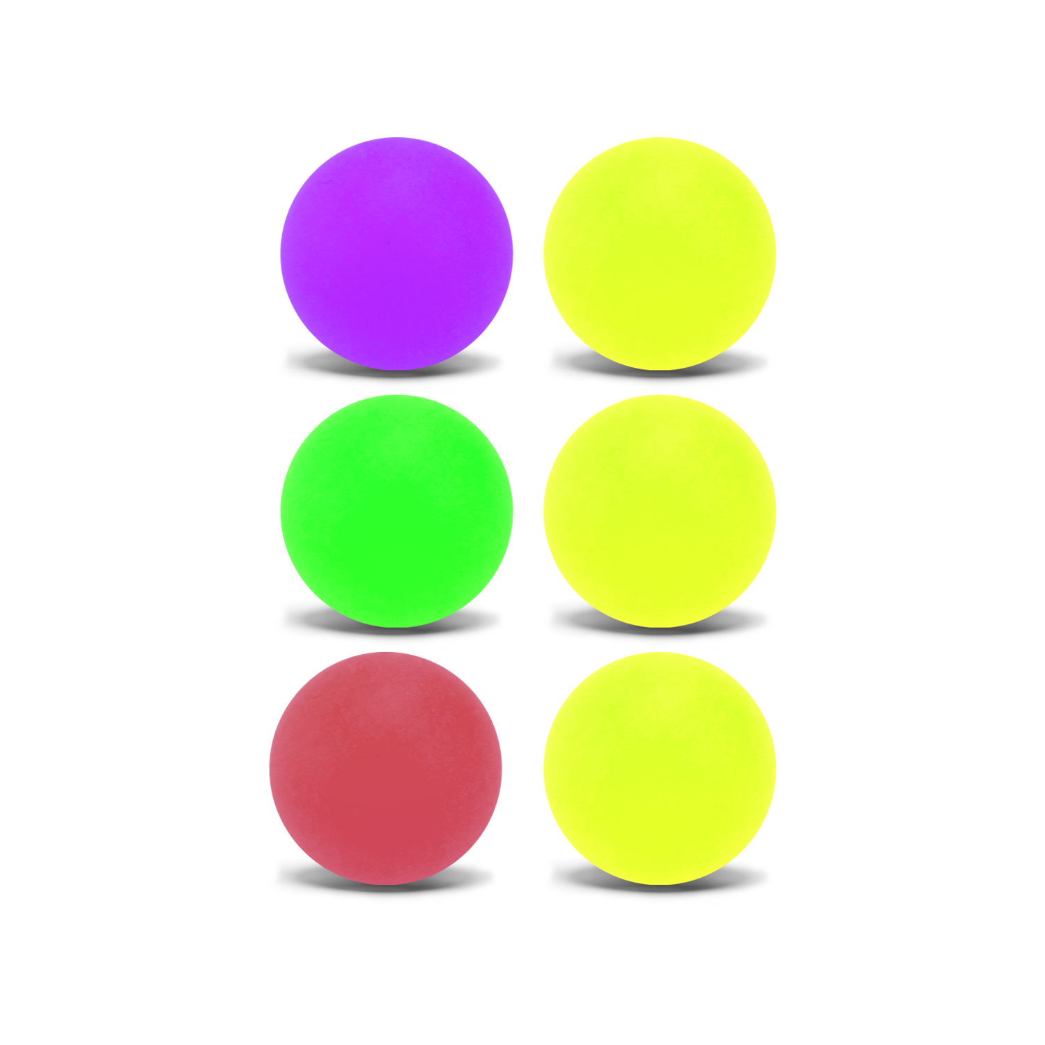 М'ячики для тенісу арт. TB2616 (240шт) матеріал PP, 6 шт в упак.слюда