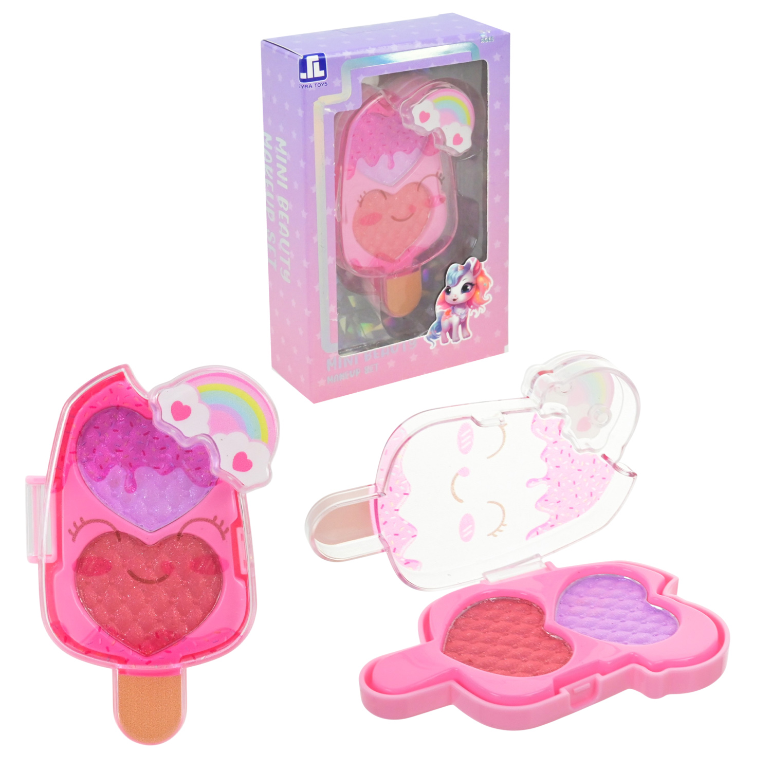 Набір косметики арт. ZR-39I (288шт/2)   тіні, рум'яна, у короб. 7,5*3*11,5 см