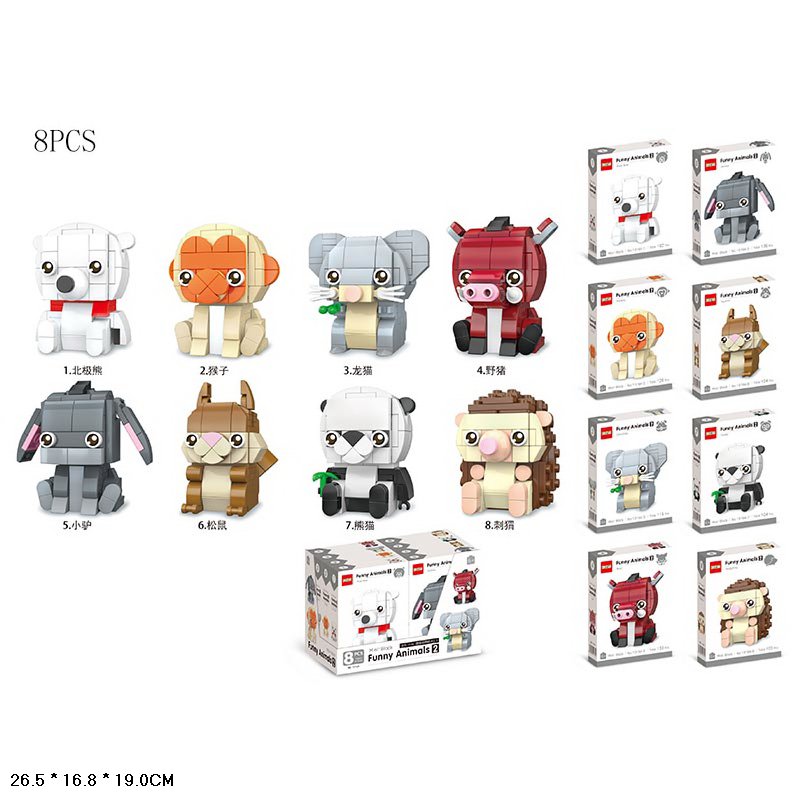 Конструктор арт. 1016A (192шт/2) 24 дисплеї,8шт у дисплеї 26,5*16,8*19см