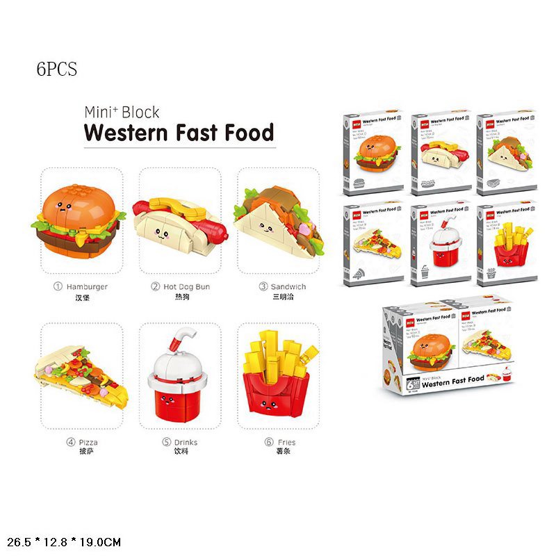 Конструктор арт. 1024A (216шт) 36 дисплеї,6шт у дисплеї 26,5*12,8*19см