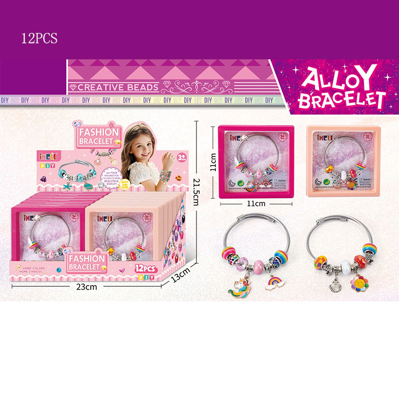 Біжутерія арт. AWE13-3 (360шт/2)  типу пандора, дисп бокс (30 д.б*12 шт) у коробці 11*11*2 см,  дисп.бокс. 21,5*23*13 см