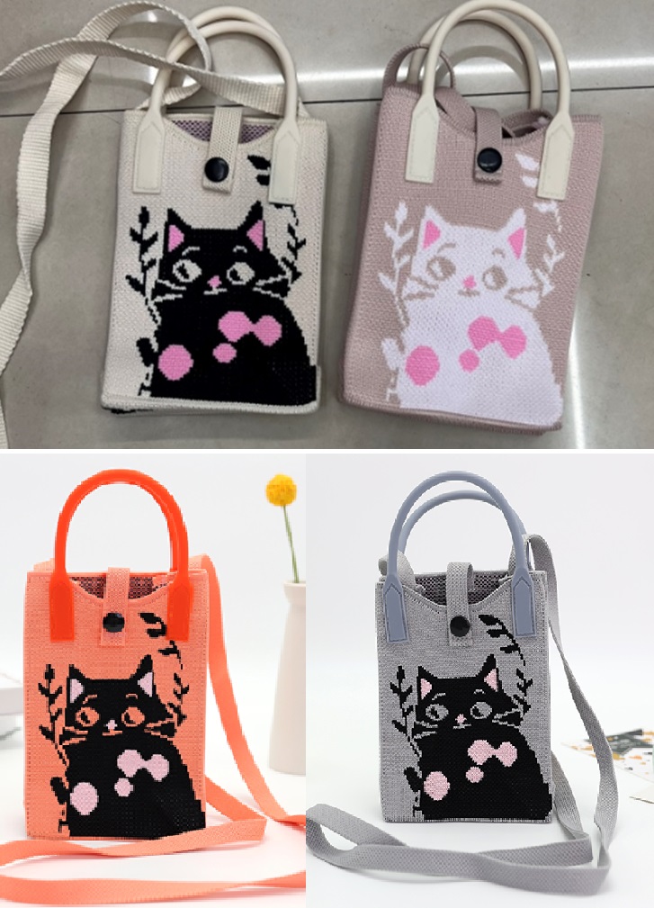 Сумочка арт. C2251 кошеня 4 мікс 18*12см